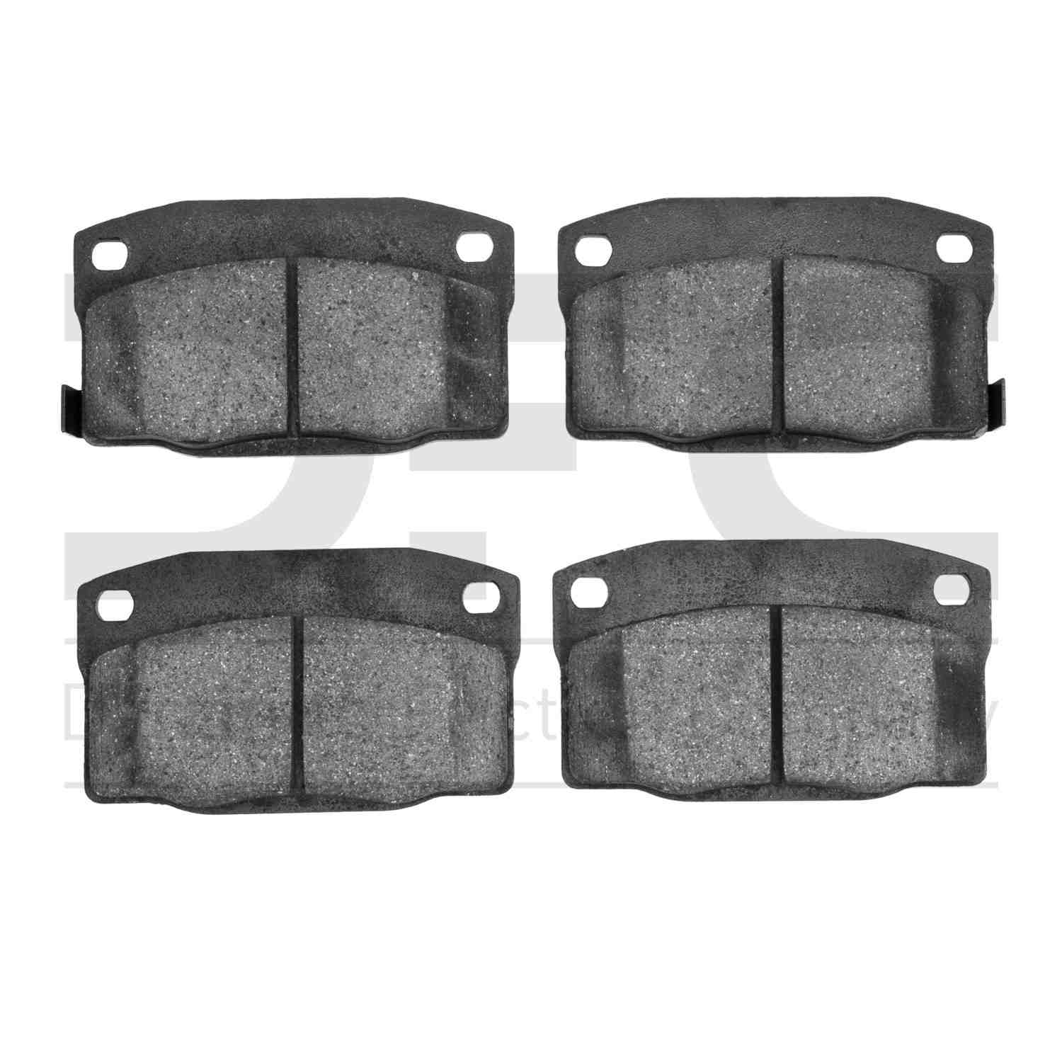 Dynamic Friction Company Disc Brake Pad Set  top view frsport 1310-0378-00