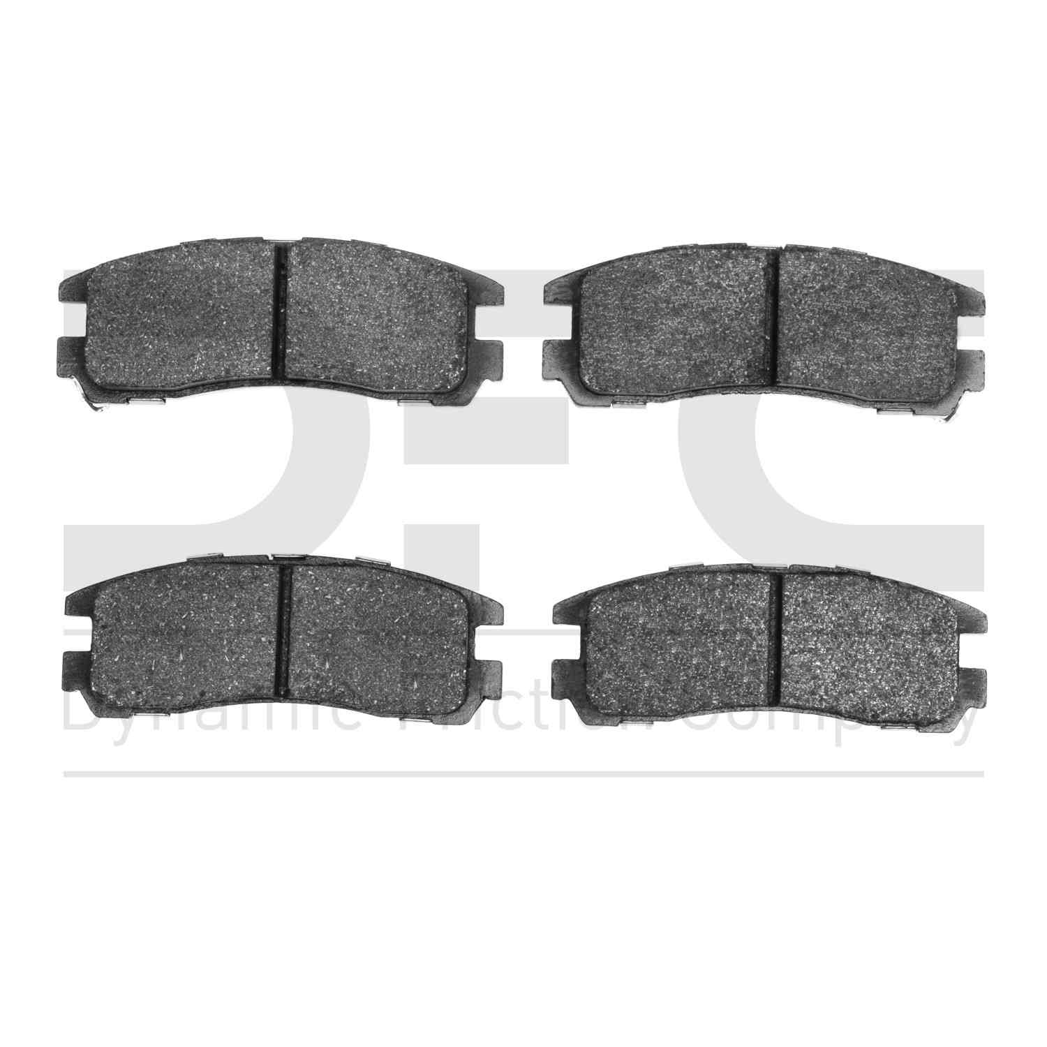 Dynamic Friction Company Disc Brake Pad Set  top view frsport 1310-0383-00