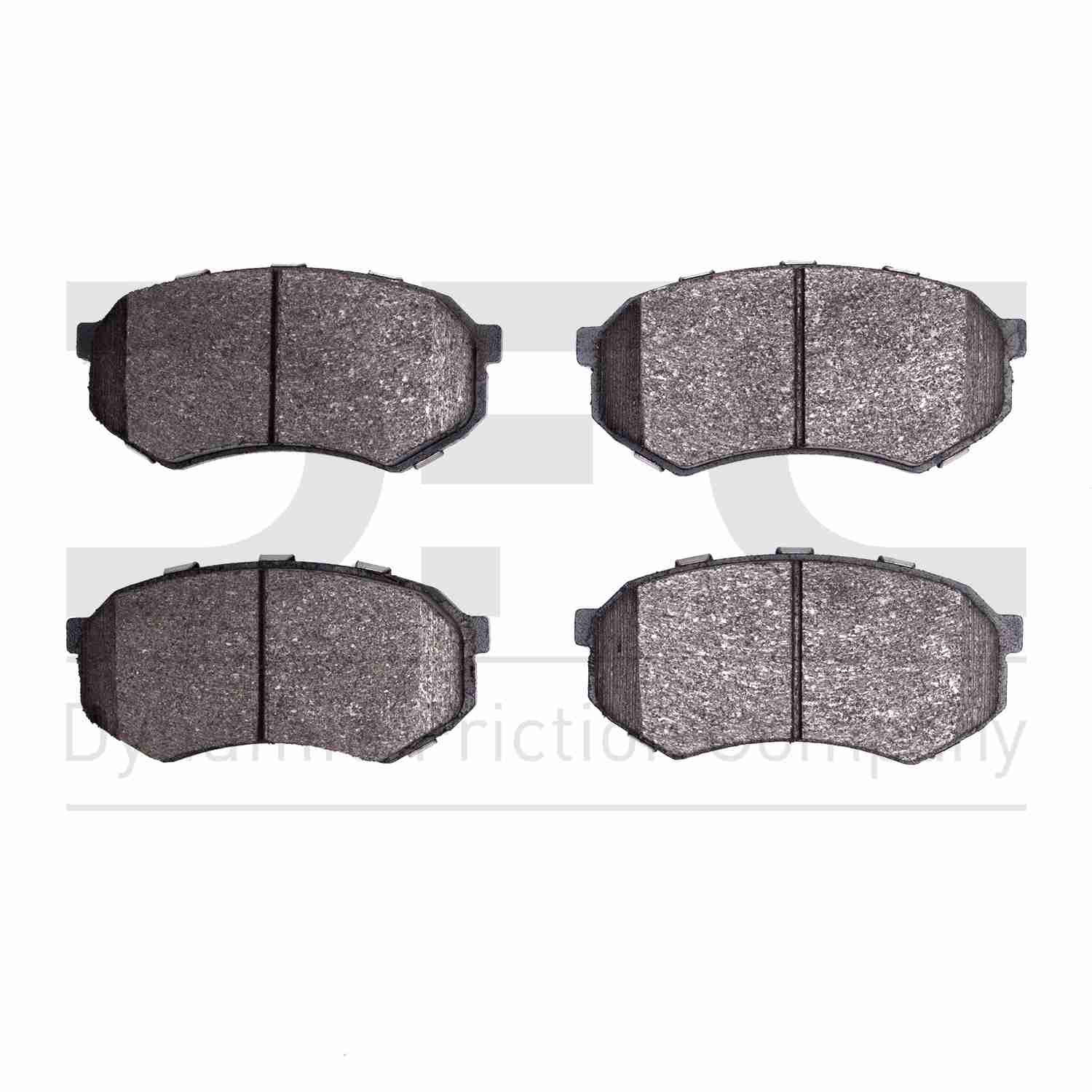 Dynamic Friction Company Disc Brake Pad Set  top view frsport 1310-0389-00