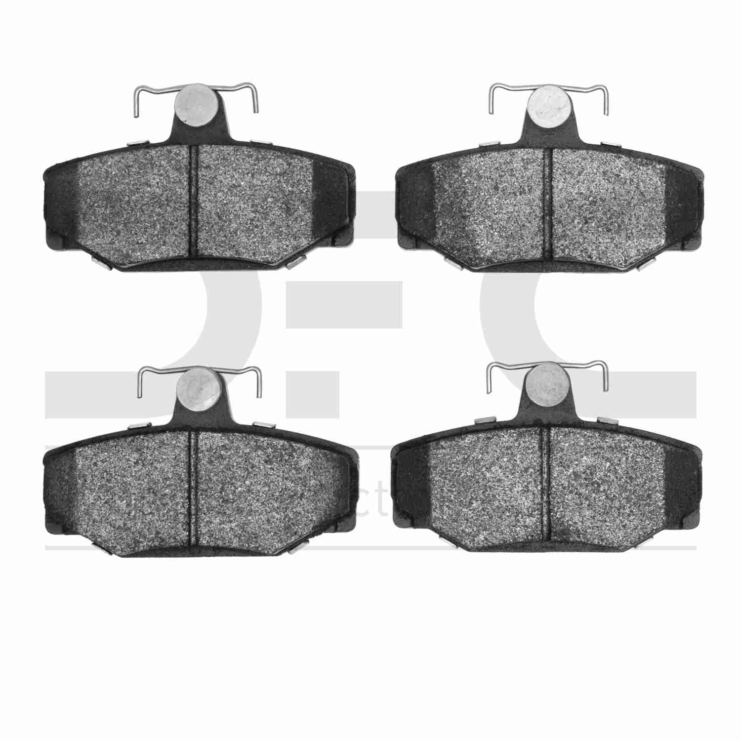 Dynamic Friction Company Disc Brake Pad Set  top view frsport 1310-0391-00