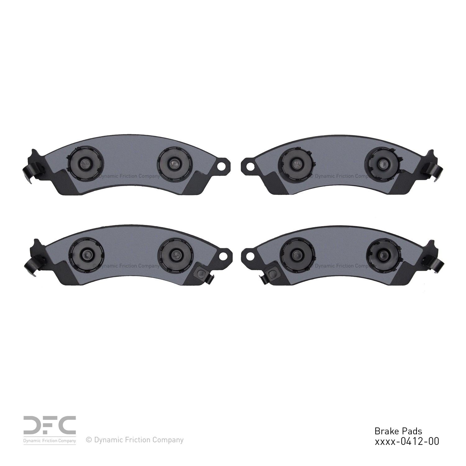 dynamic friction company disc brake pad set  frsport 1310-0412-00