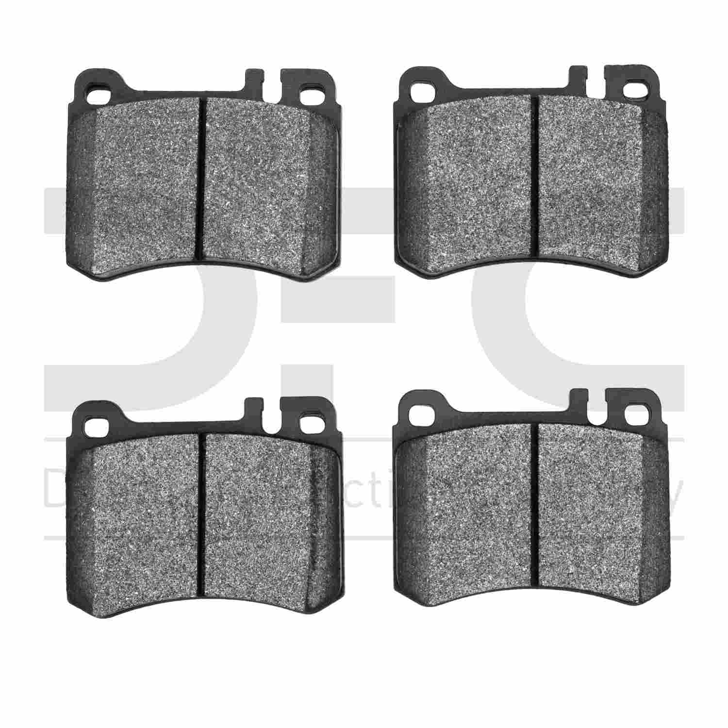 Dynamic Friction Company Disc Brake Pad Set  top view frsport 1310-0424-00