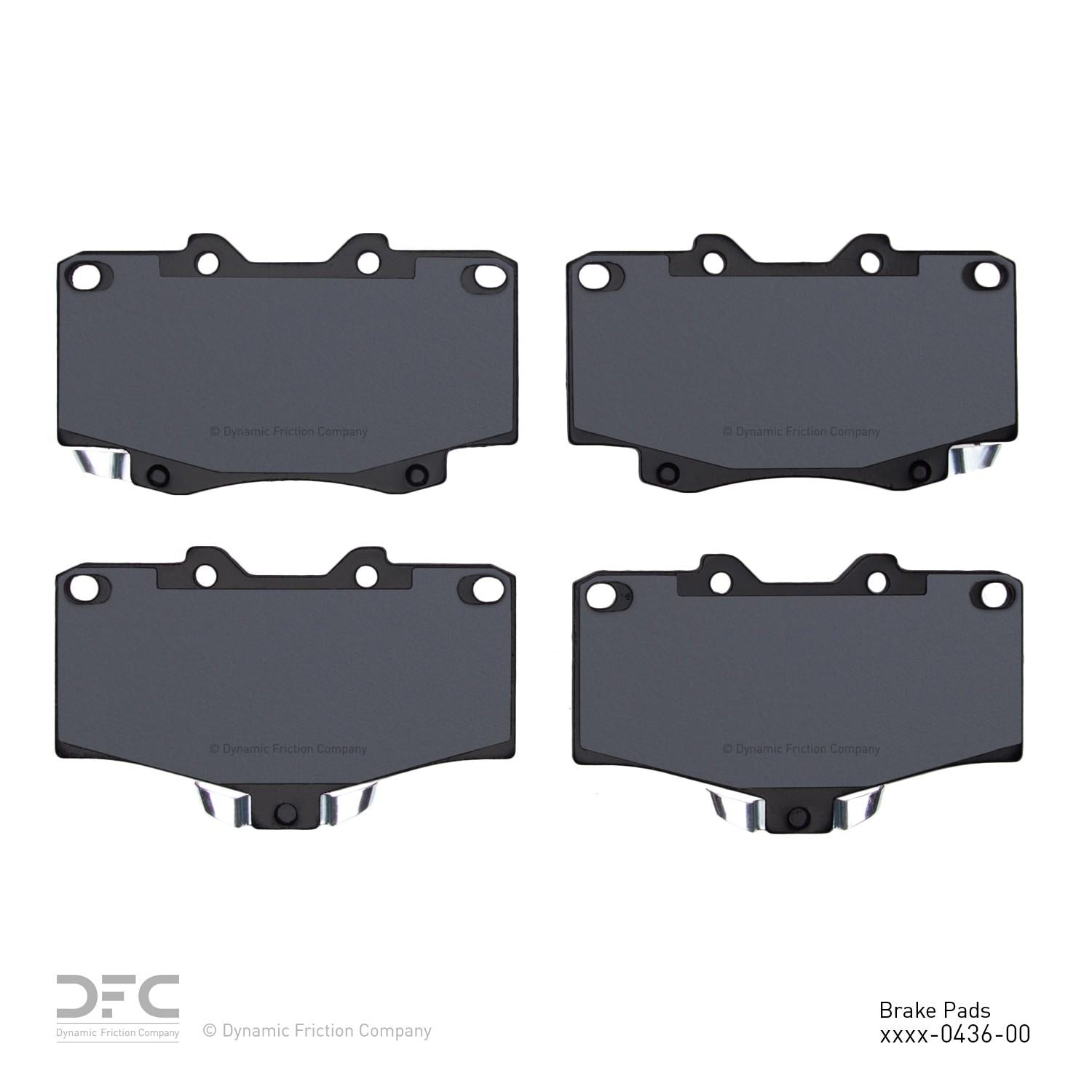 dynamic friction company disc brake pad set  frsport 1310-0436-00