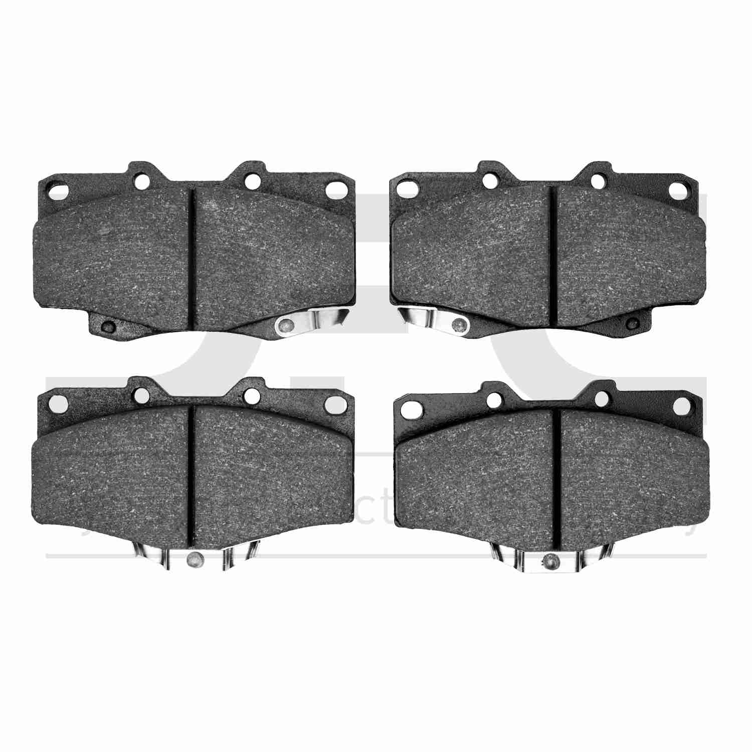 Dynamic Friction Company Disc Brake Pad Set  top view frsport 1310-0436-00