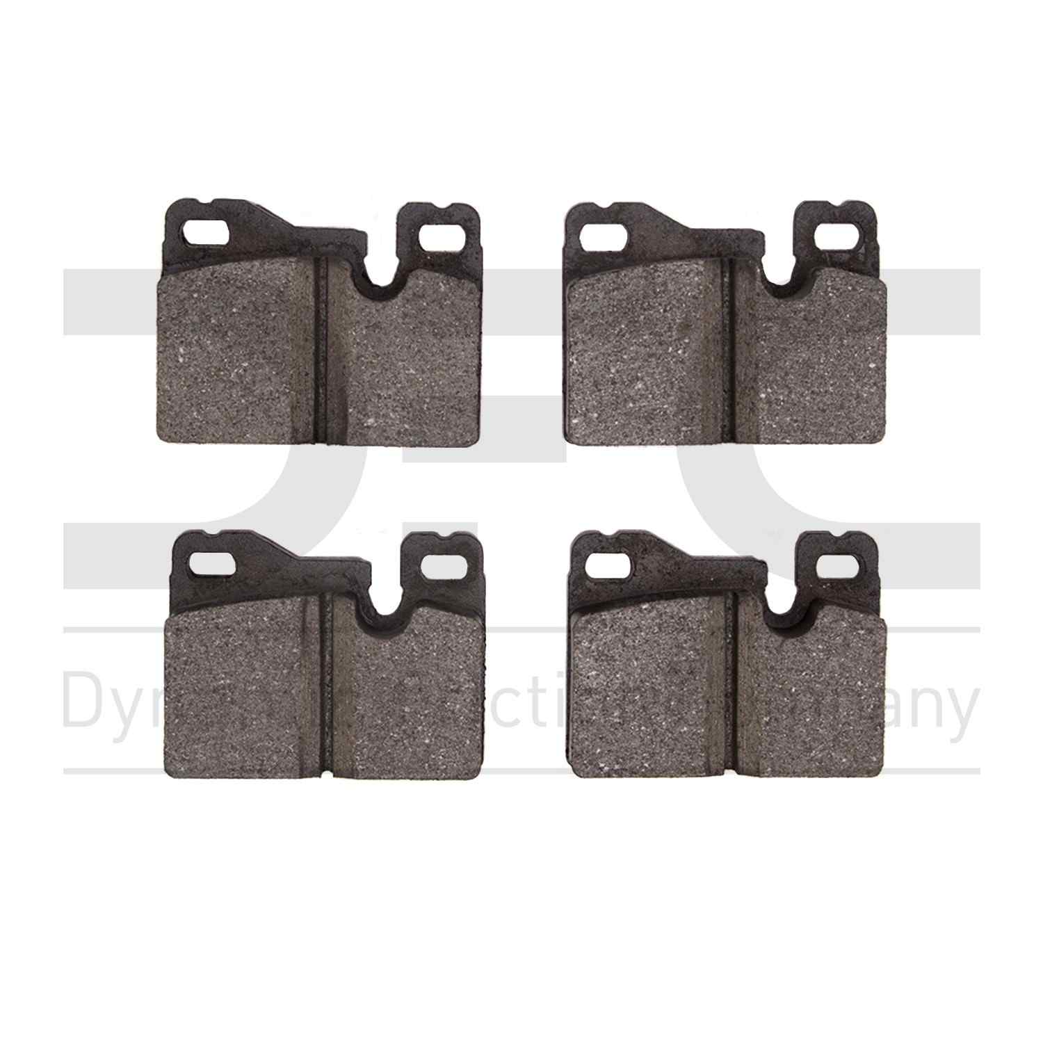 Dynamic Friction Company Disc Brake Pad Set  top view frsport 1310-0445-00