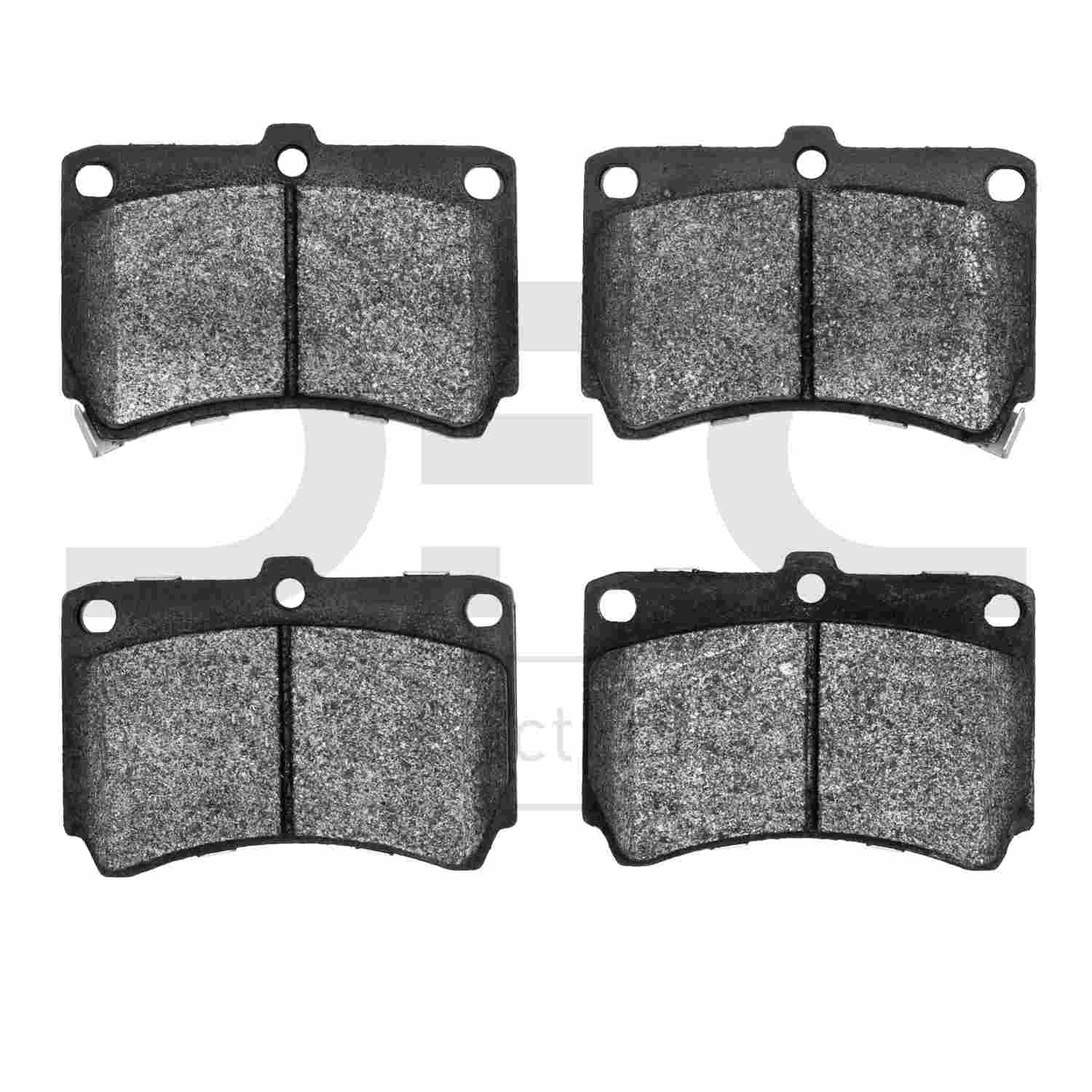 Dynamic Friction Company Disc Brake Pad Set  top view frsport 1310-0466-00