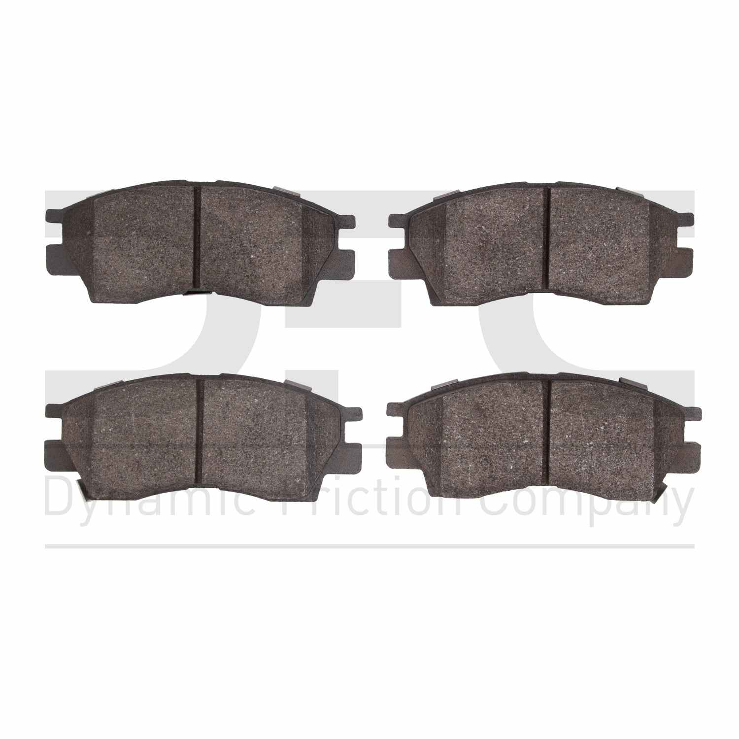 Dynamic Friction Company Disc Brake Pad Set  top view frsport 1310-0476-00