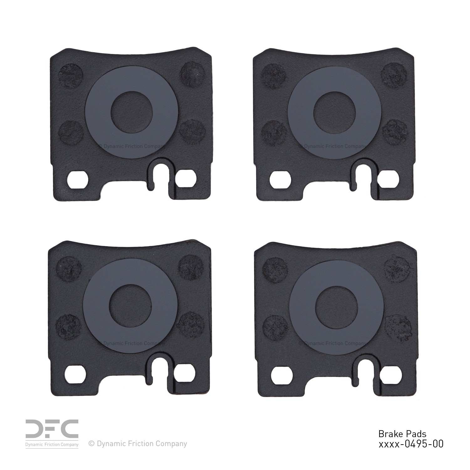 dynamic friction company disc brake pad set  frsport 1310-0495-00