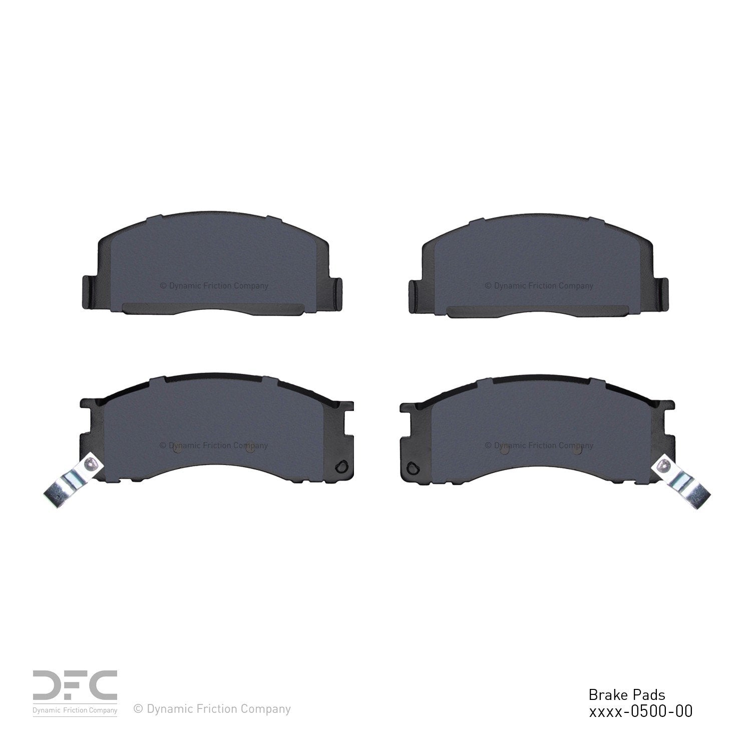 dynamic friction company disc brake pad set  frsport 1310-0500-00