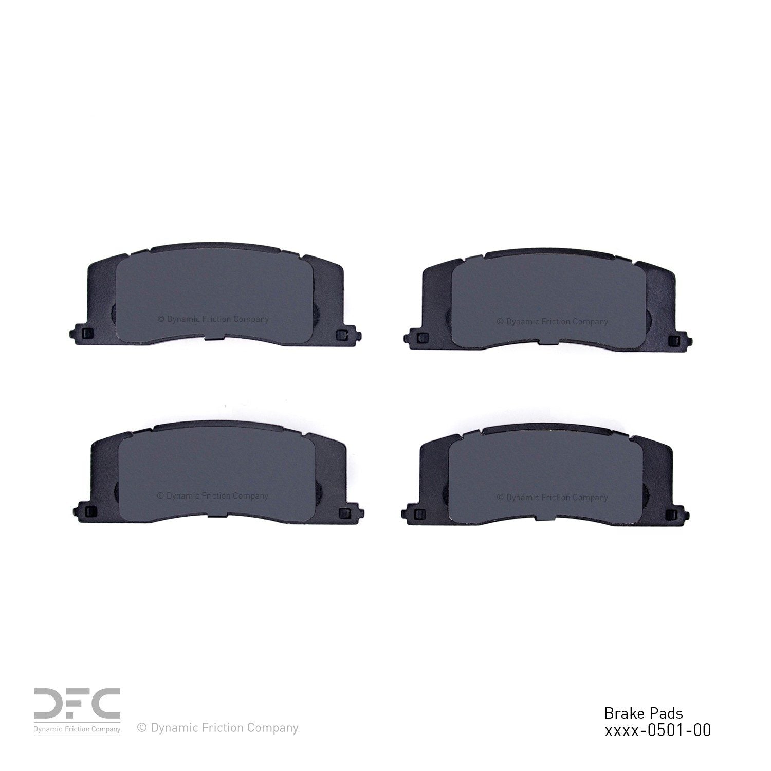 dynamic friction company disc brake pad set  frsport 1310-0501-00