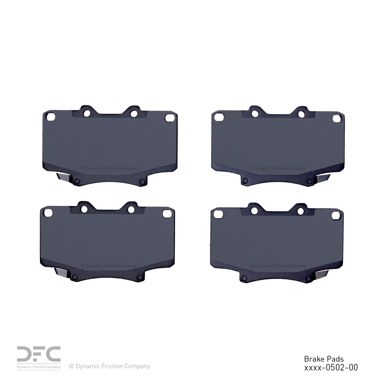 dynamic friction company disc brake pad set  frsport 1310-0502-00