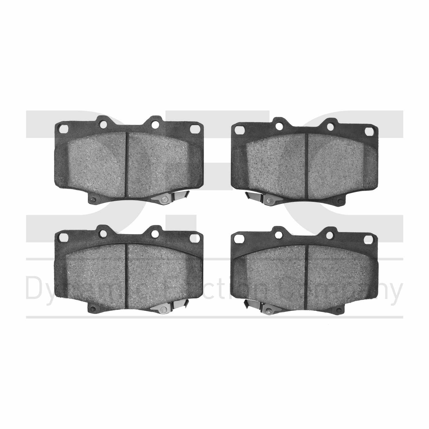 Dynamic Friction Company Disc Brake Pad Set  top view frsport 1310-0502-00