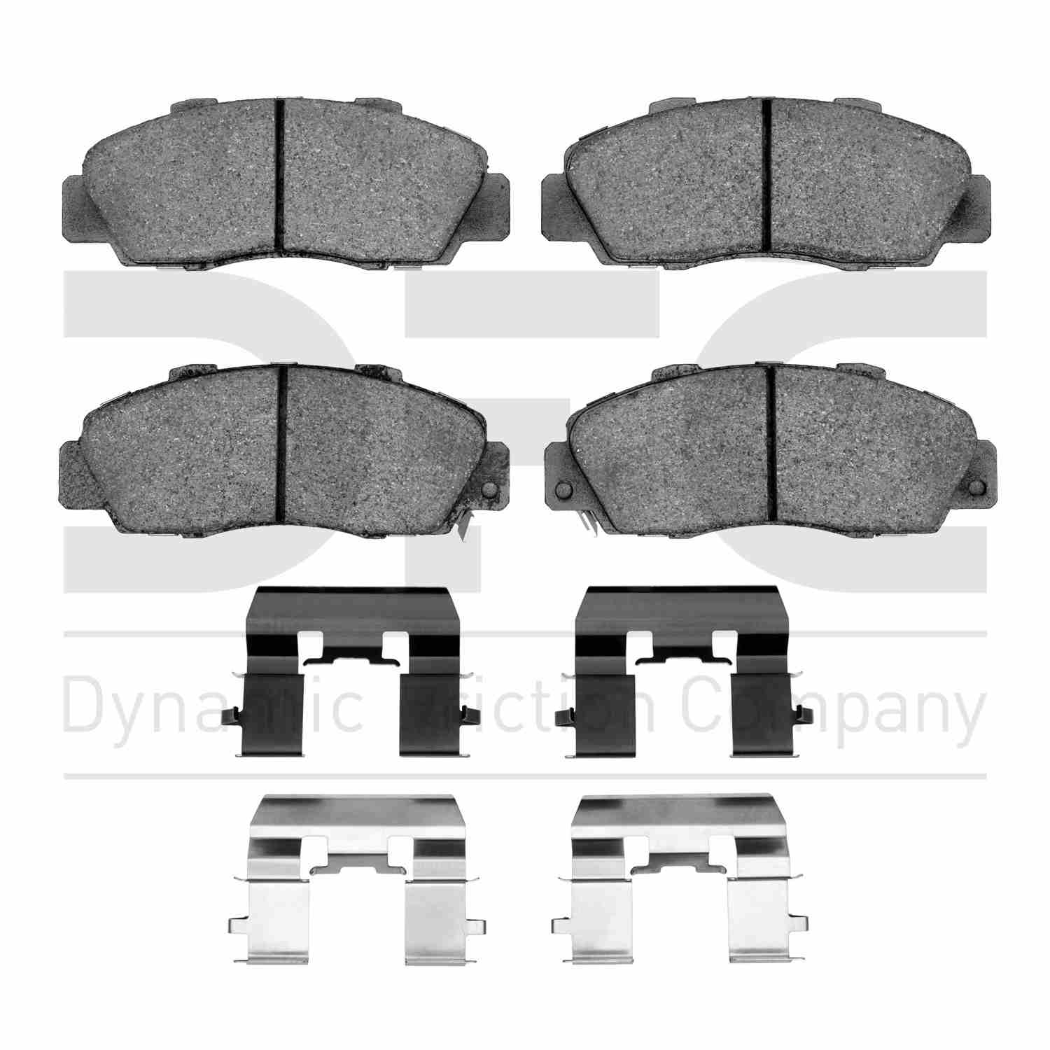 Dynamic Friction Company Disc Brake Pad Set  top view frsport 1310-0503-01