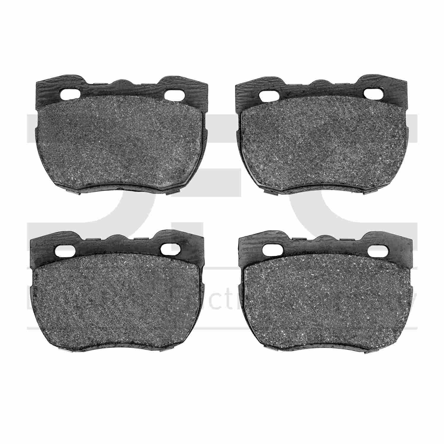 Dynamic Friction Company Disc Brake Pad Set  top view frsport 1310-0520-10