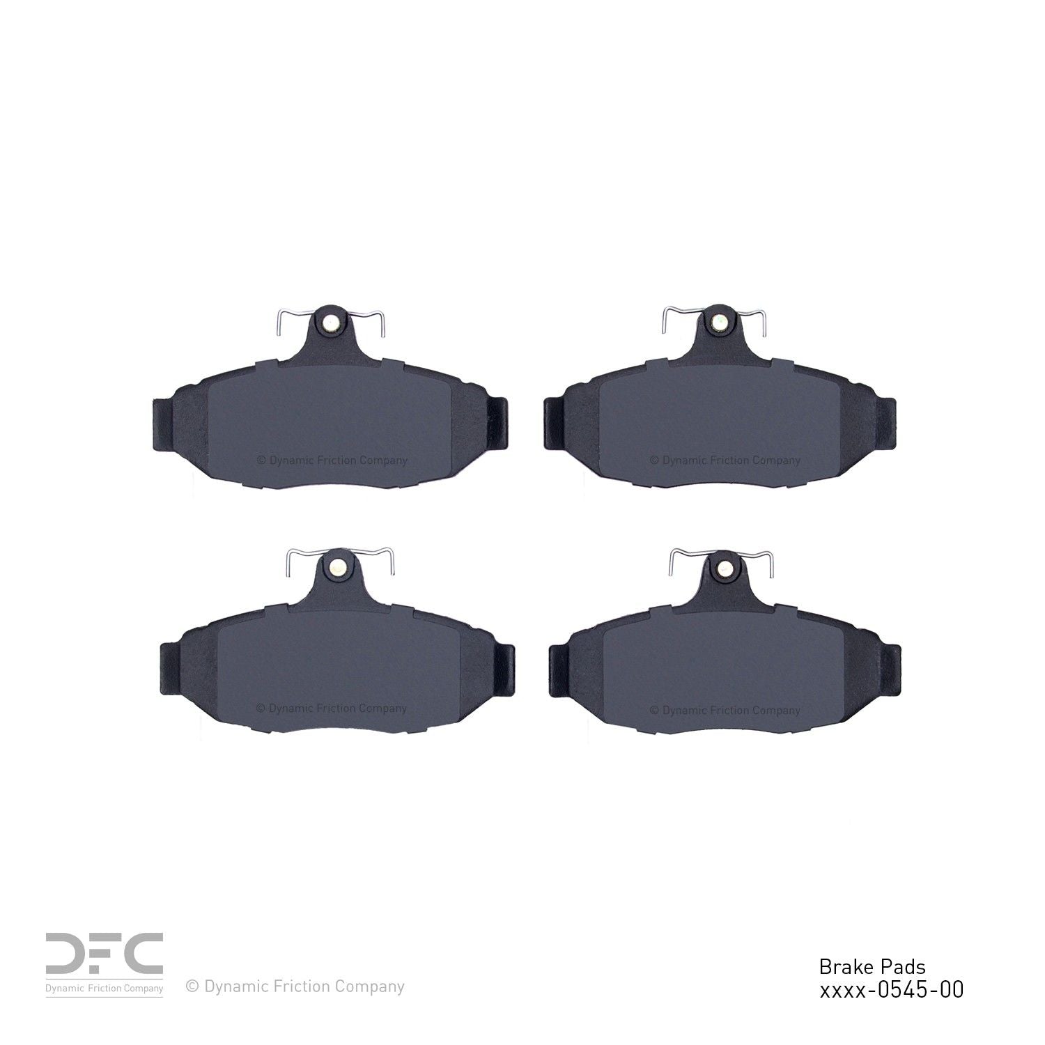 dynamic friction company disc brake pad set  frsport 1310-0545-00