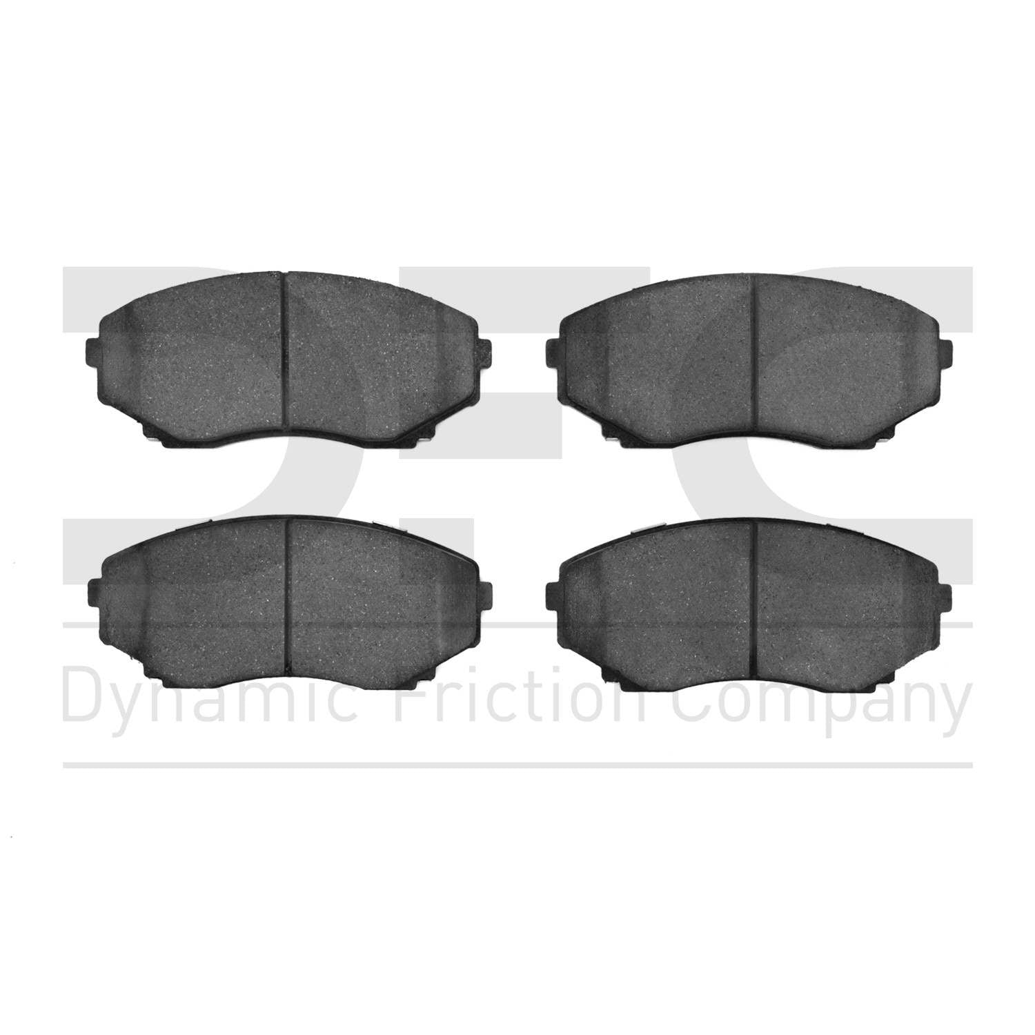 Dynamic Friction Company Disc Brake Pad Set  top view frsport 1310-0551-00