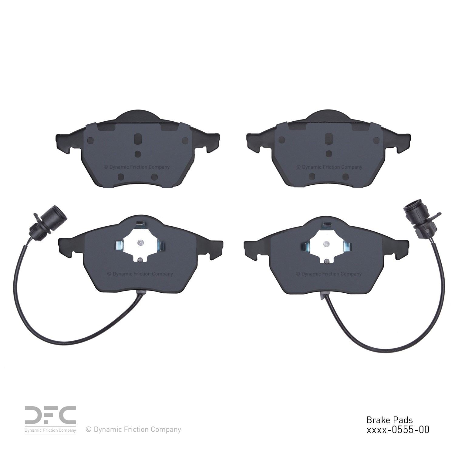 dynamic friction company disc brake pad set  frsport 1310-0555-00