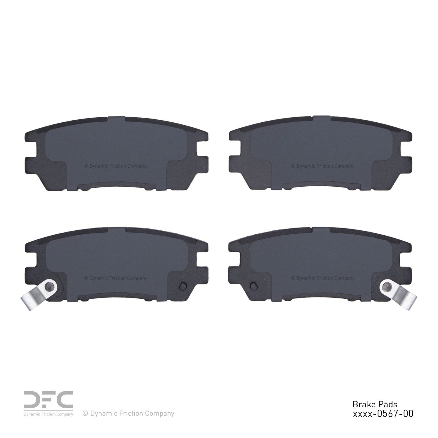 dynamic friction company disc brake pad set  frsport 1310-0567-00