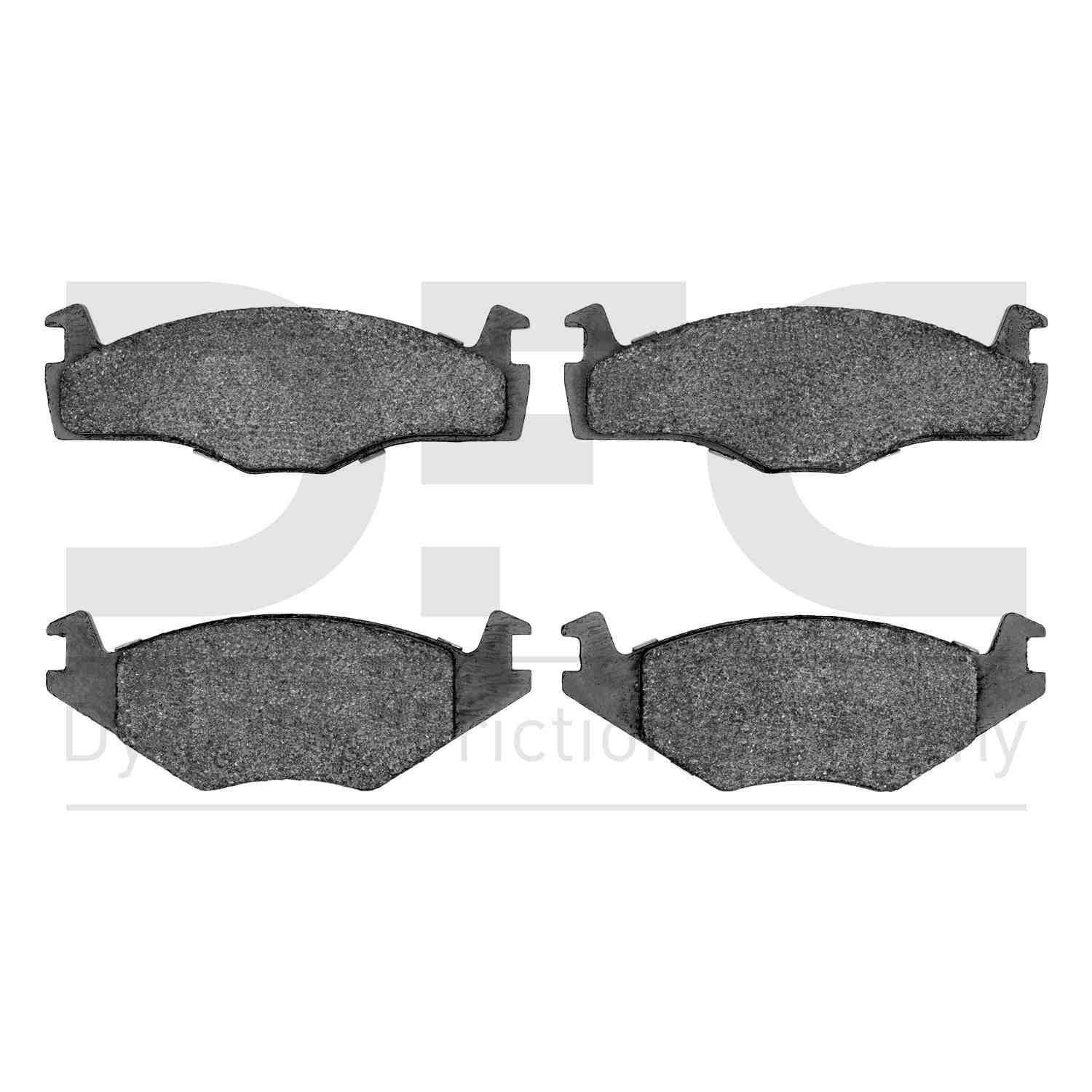 Dynamic Friction Company Disc Brake Pad Set  top view frsport 1310-0569-00