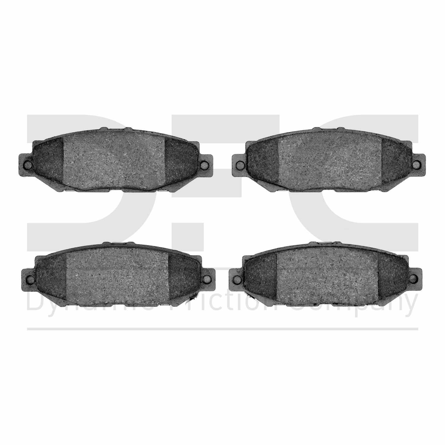 Dynamic Friction Company Disc Brake Pad Set  top view frsport 1310-0572-00