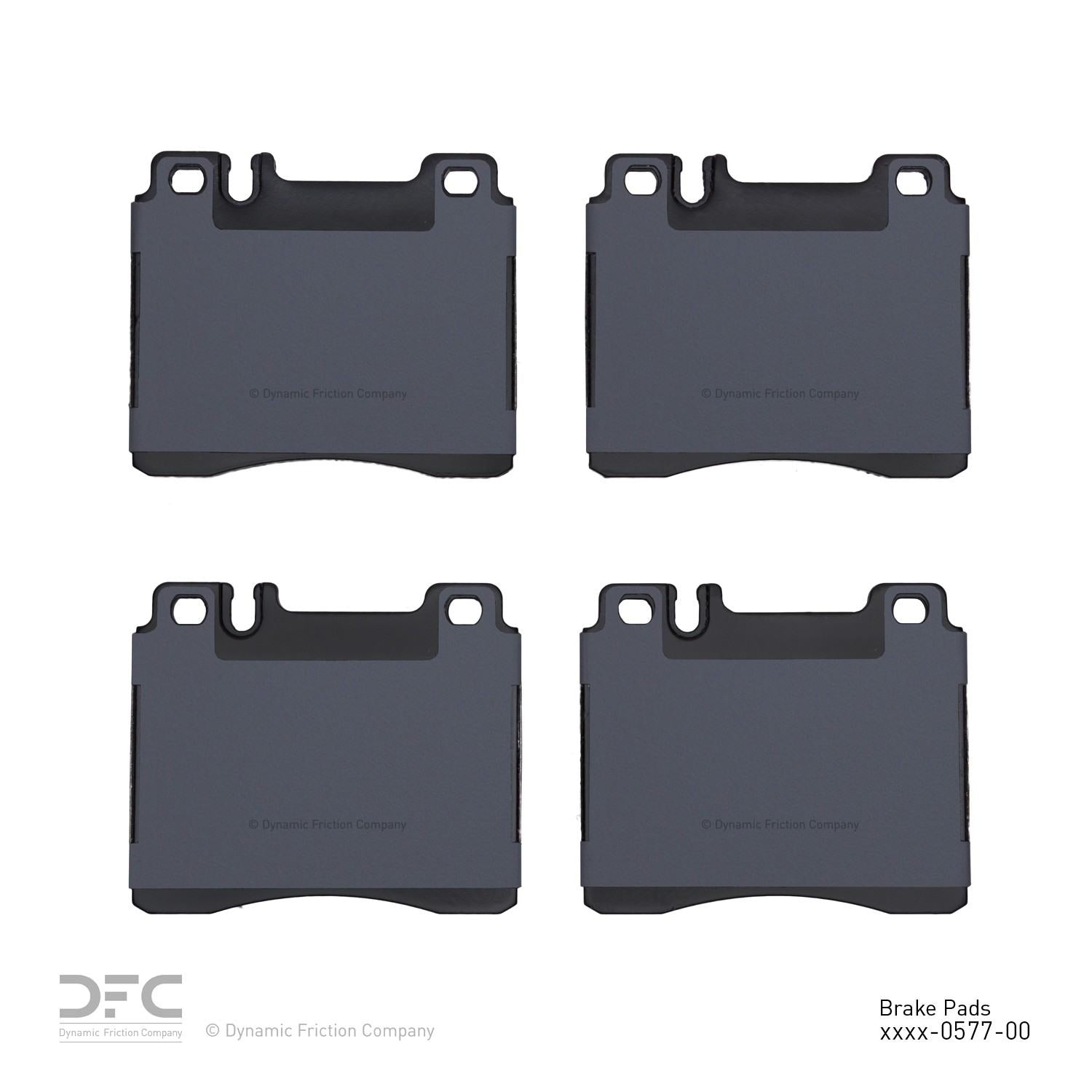 dynamic friction company disc brake pad set  frsport 1310-0577-00