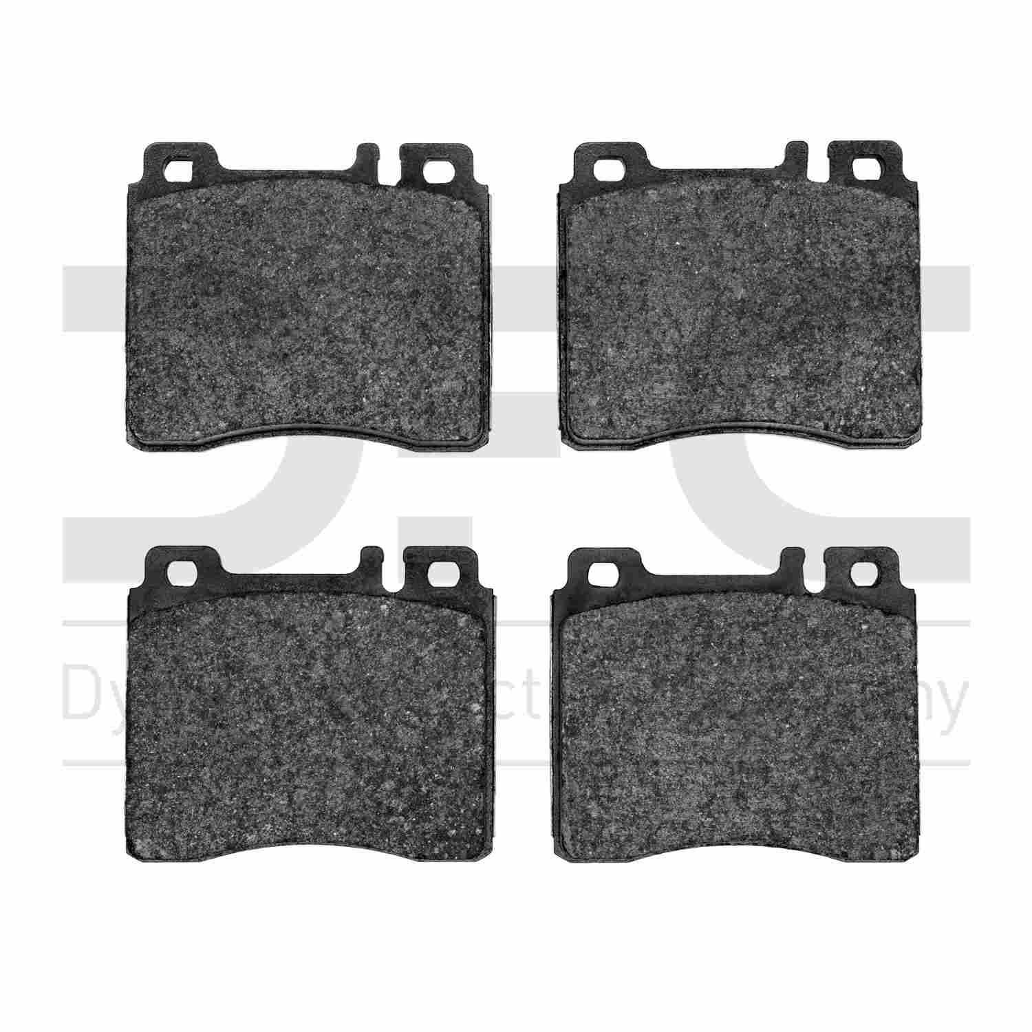 Dynamic Friction Company Disc Brake Pad Set  top view frsport 1310-0577-00