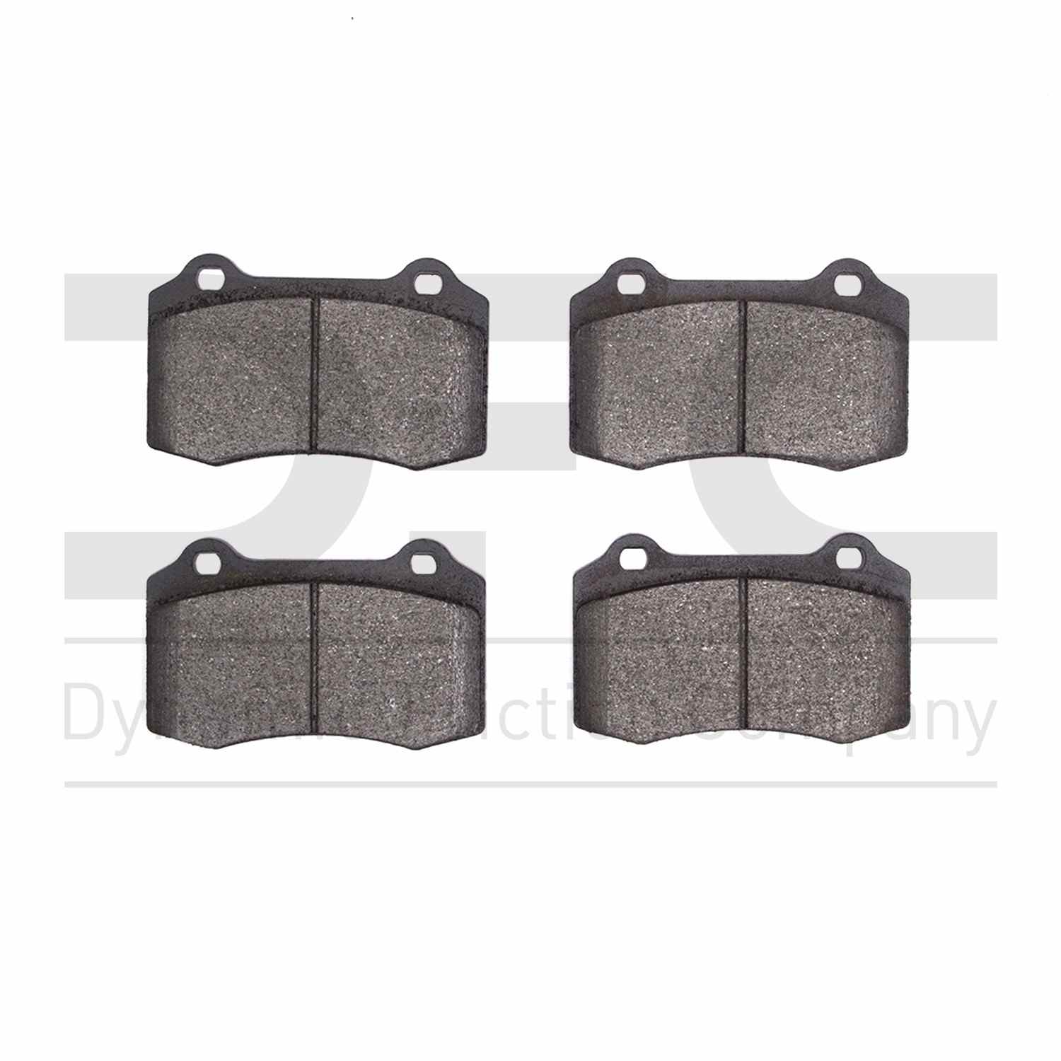 Dynamic Friction Company Disc Brake Pad Set  top view frsport 1310-0592-10