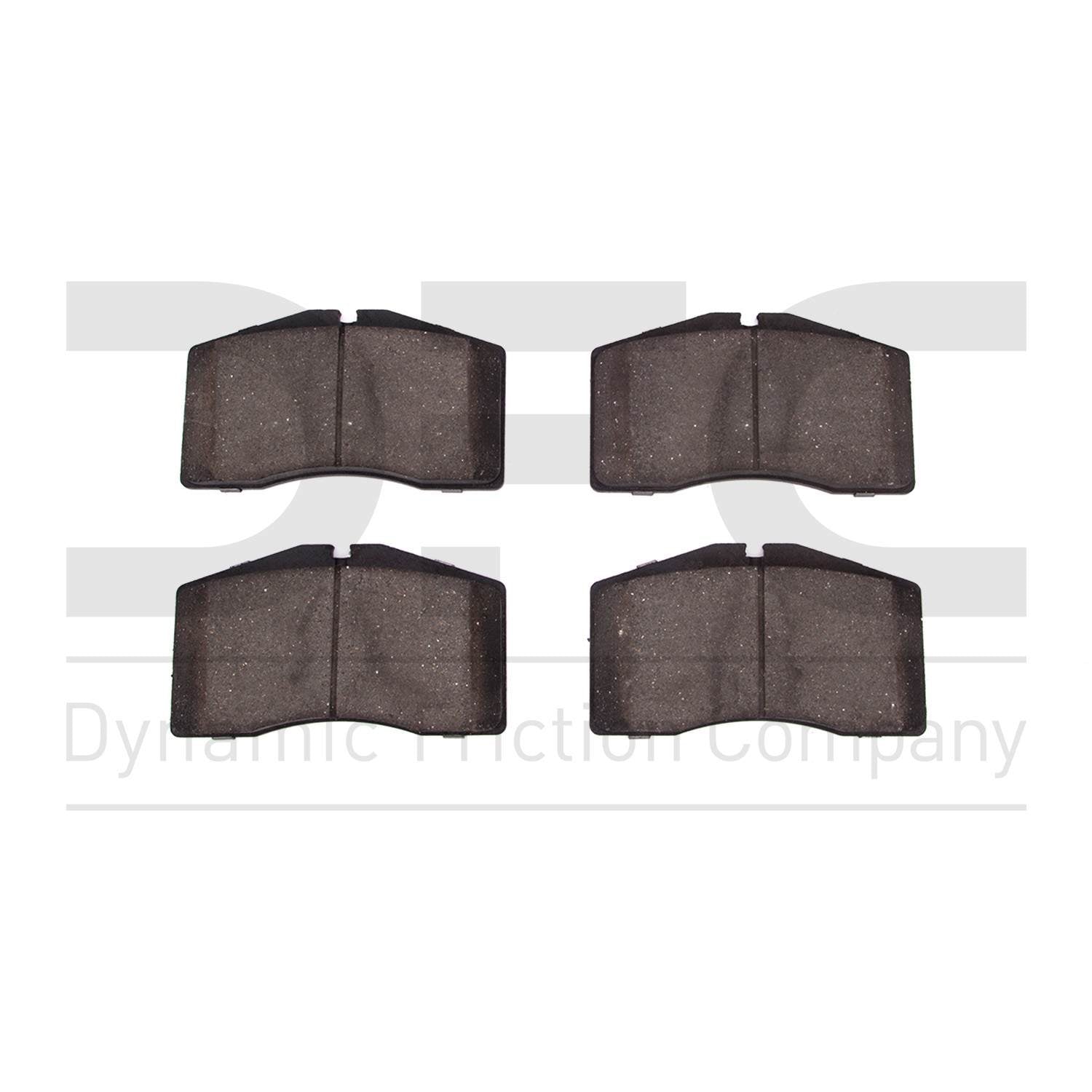 Dynamic Friction Company Disc Brake Pad Set  top view frsport 1310-0594-10