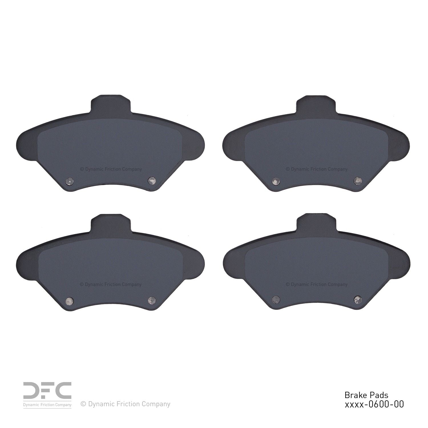 dynamic friction company disc brake pad set  frsport 1310-0600-00