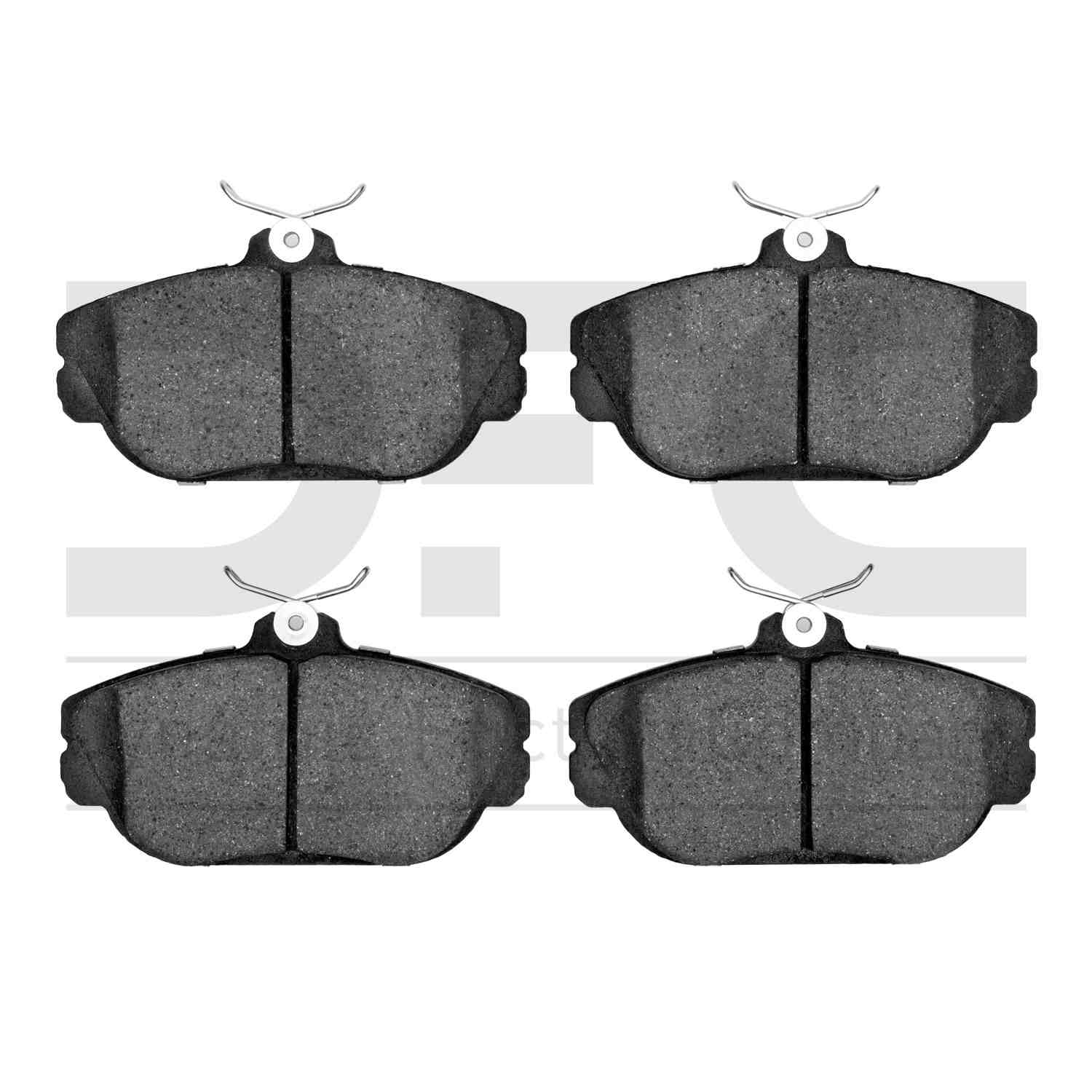 Dynamic Friction Company Disc Brake Pad Set  top view frsport 1310-0601-00