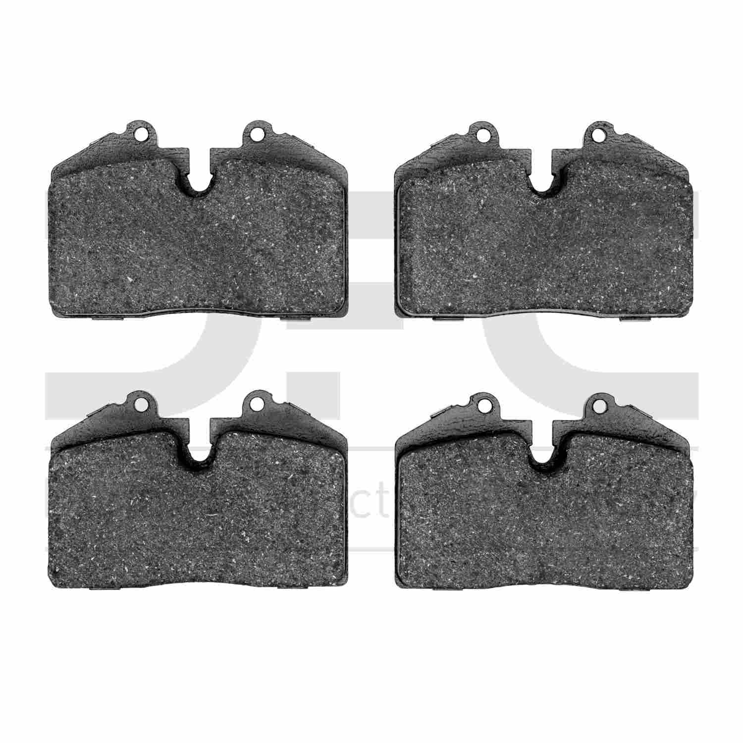 Dynamic Friction Company Disc Brake Pad Set  top view frsport 1310-0608-00