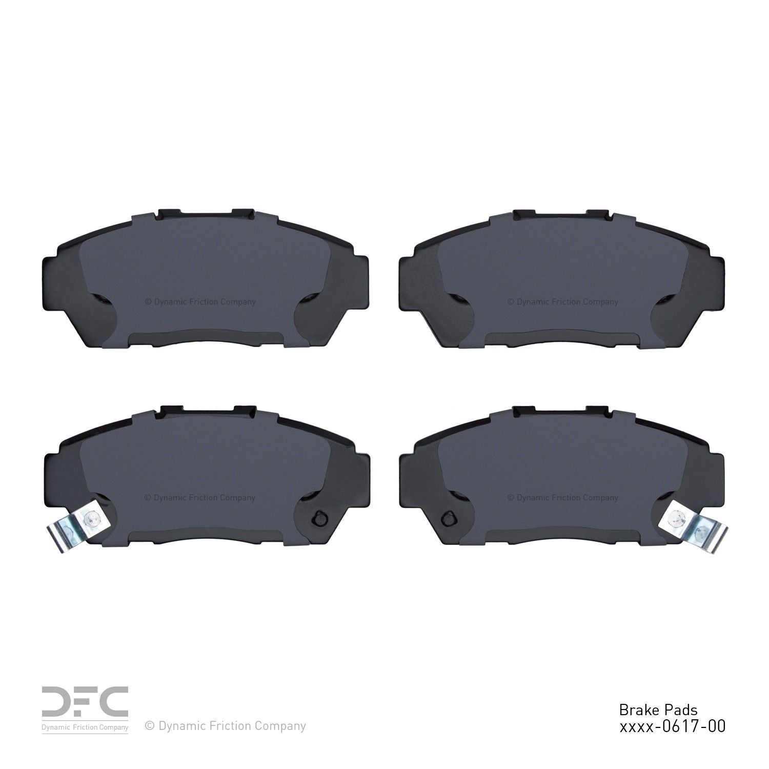 dynamic friction company disc brake pad set  frsport 1310-0617-00