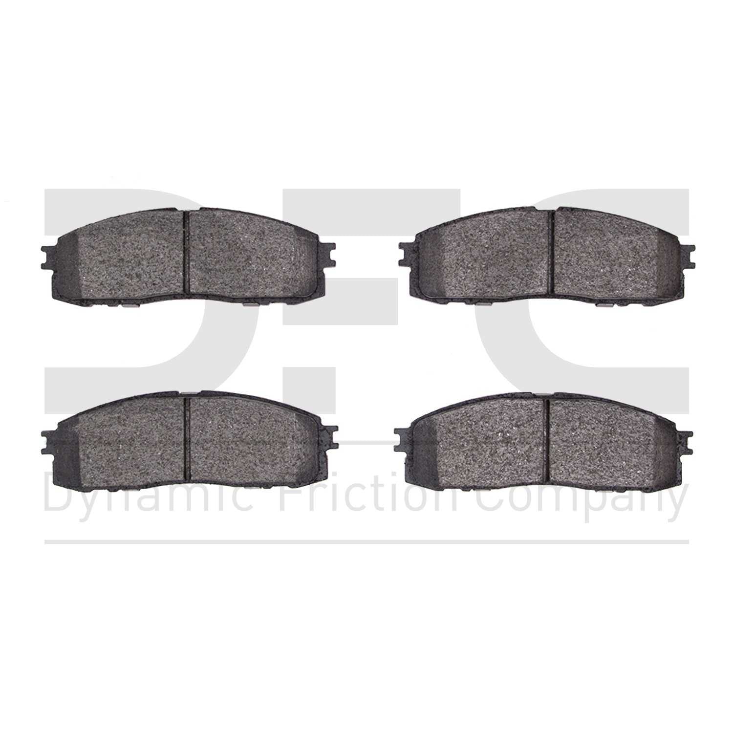 Dynamic Friction Company Disc Brake Pad Set  top view frsport 1310-0622-00