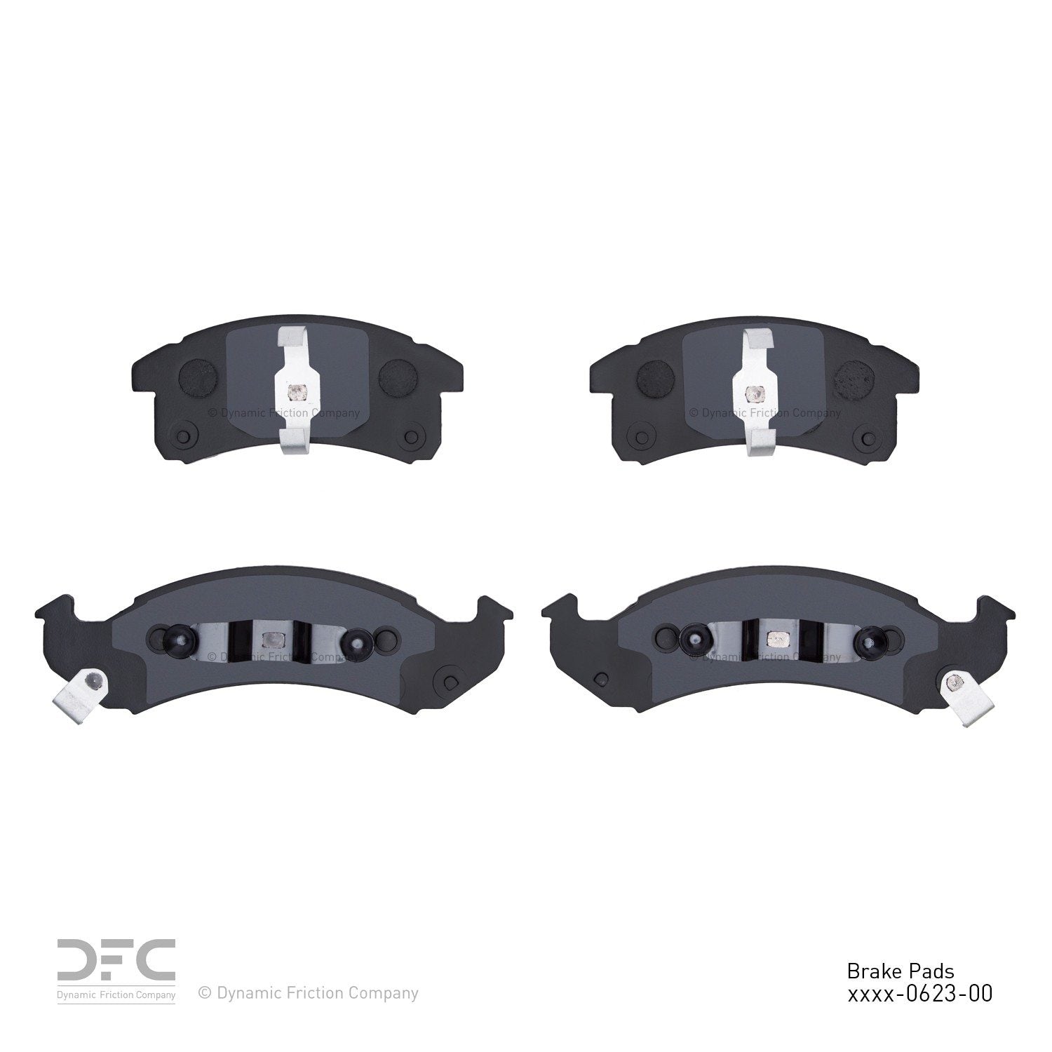 dynamic friction company disc brake pad set  frsport 1310-0623-00