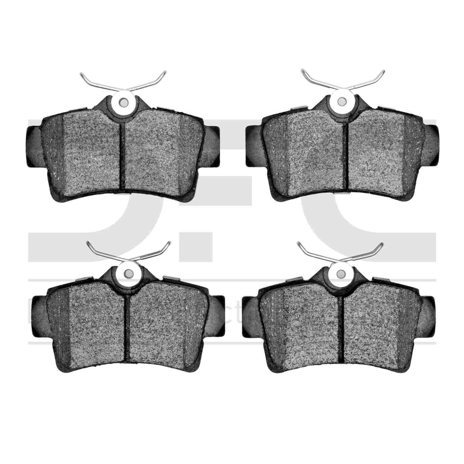 Dynamic Friction Company Disc Brake Pad Set  top view frsport 1310-0627-10