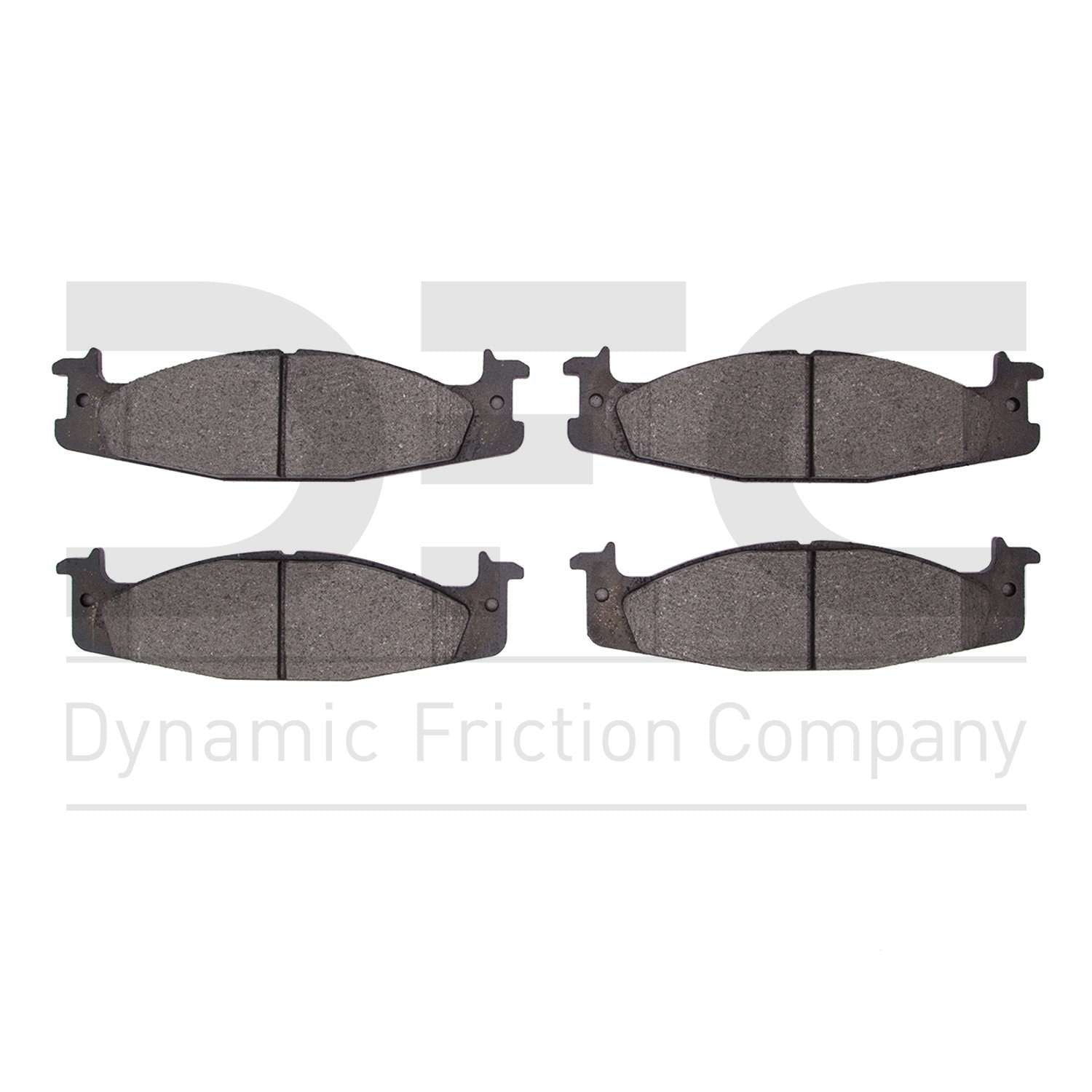 Dynamic Friction Company Disc Brake Pad Set  top view frsport 1310-0632-00