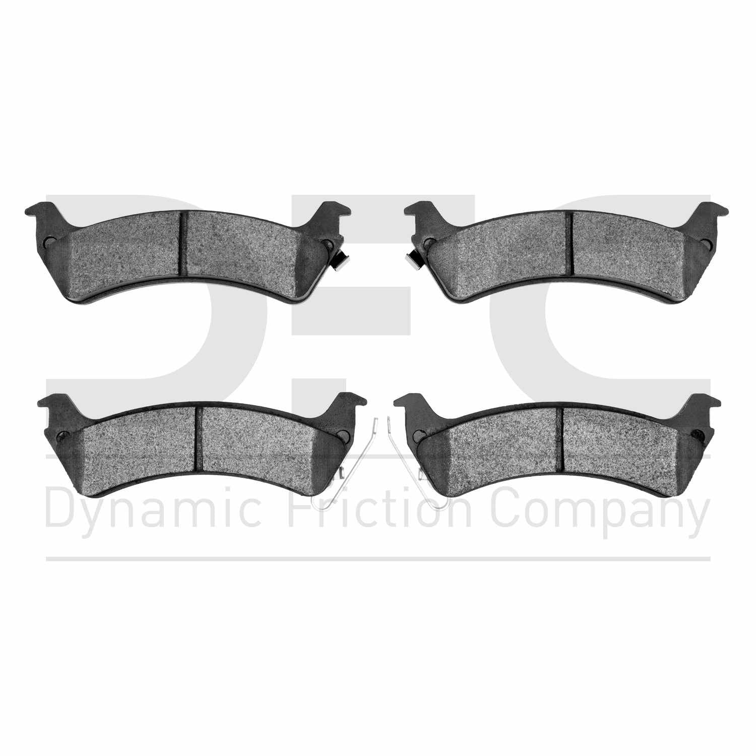 Dynamic Friction Company Disc Brake Pad Set  top view frsport 1310-0666-00