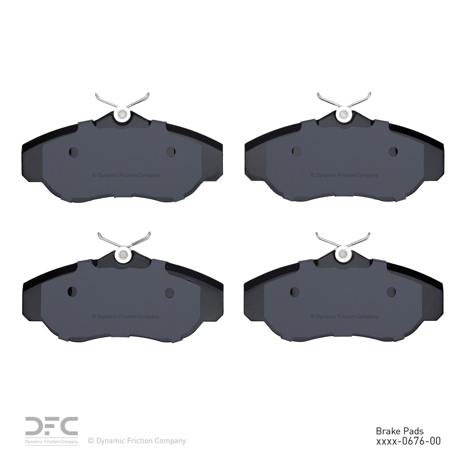 dynamic friction company disc brake pad set  frsport 1310-0676-00