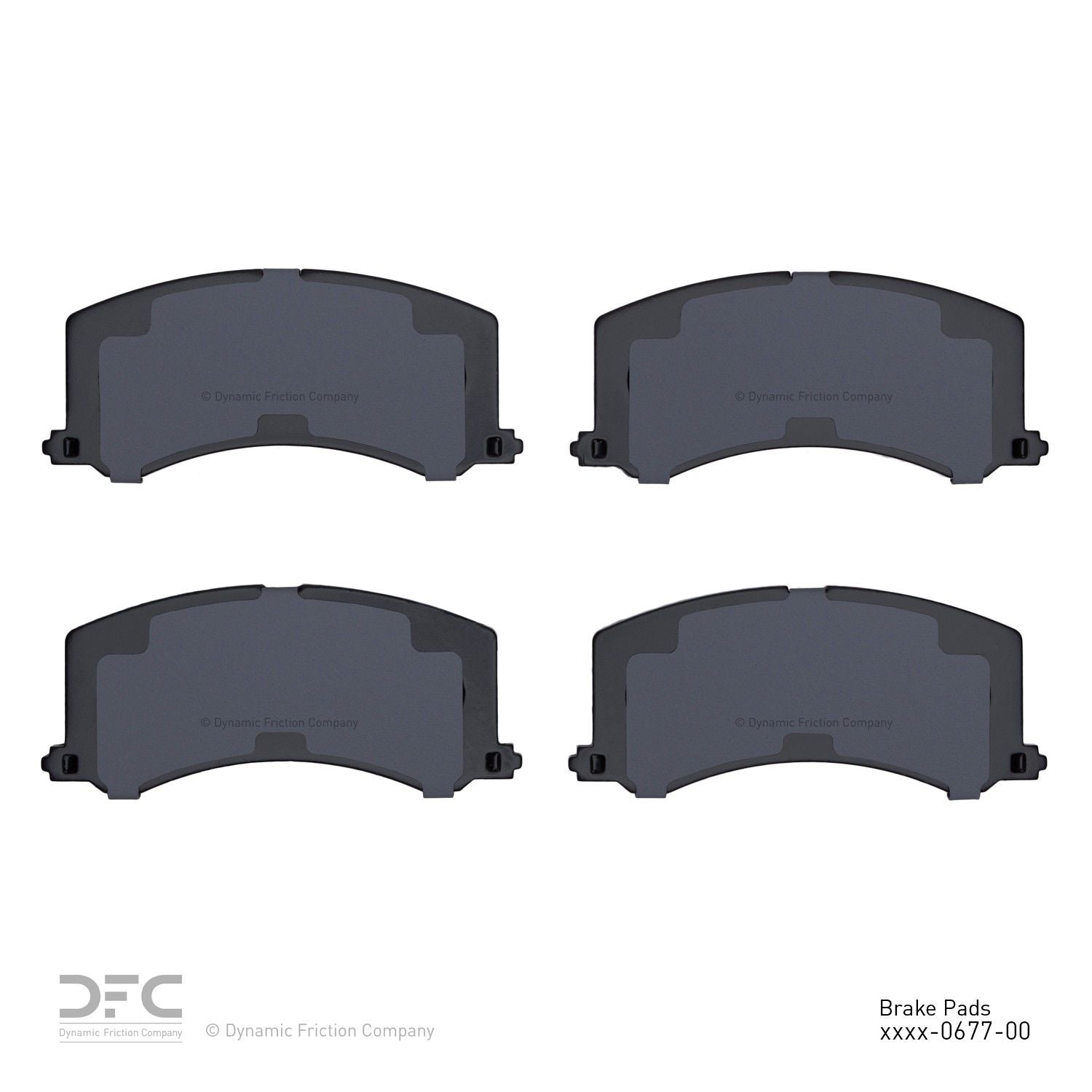 dynamic friction company disc brake pad set  frsport 1310-0677-00