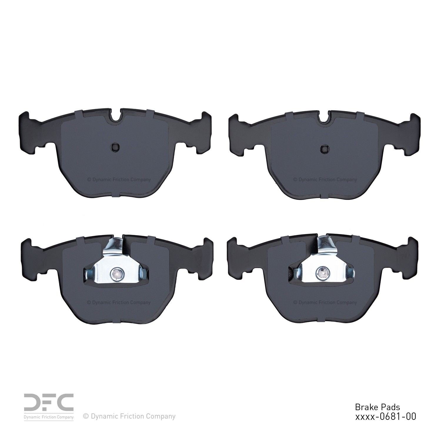 dynamic friction company disc brake pad set  frsport 1310-0681-00