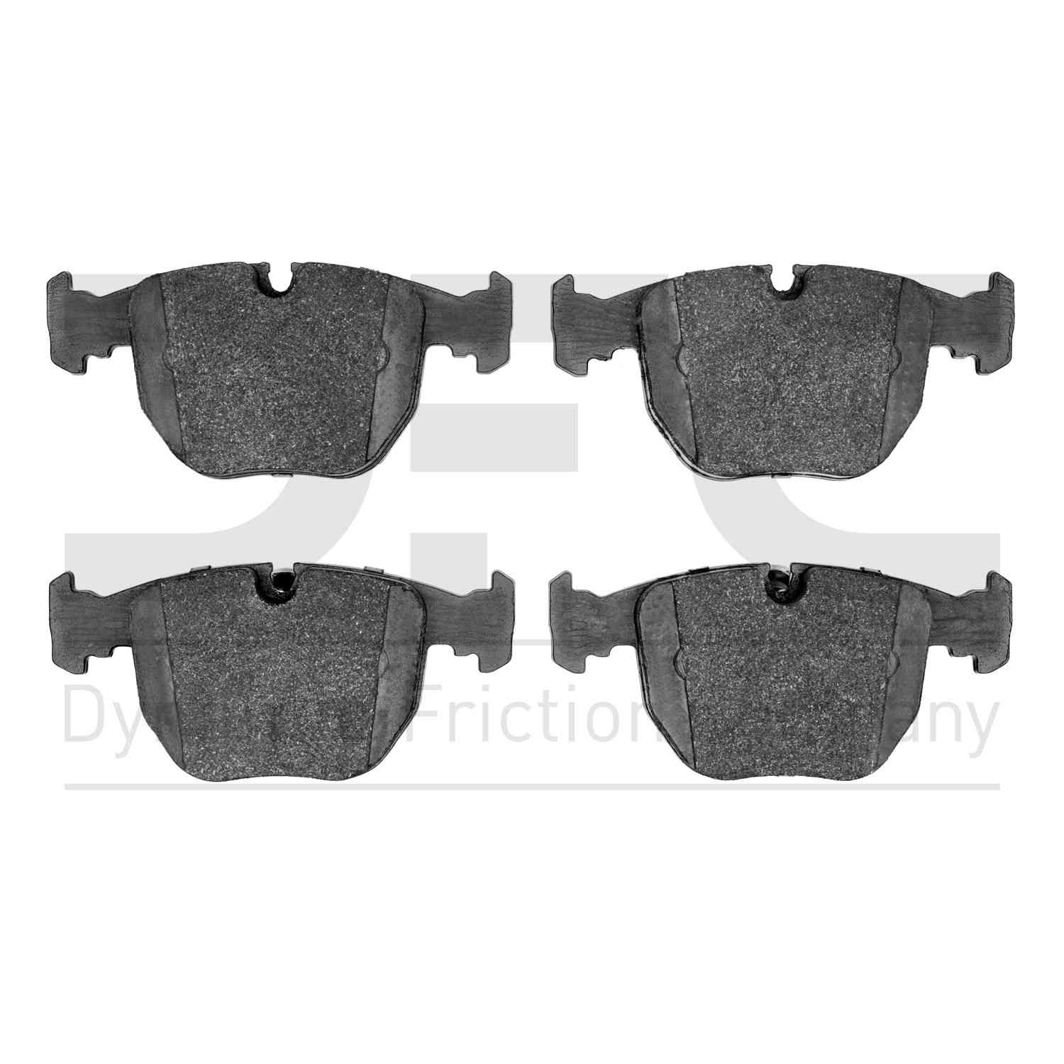 Dynamic Friction Company Disc Brake Pad Set  top view frsport 1310-0681-00