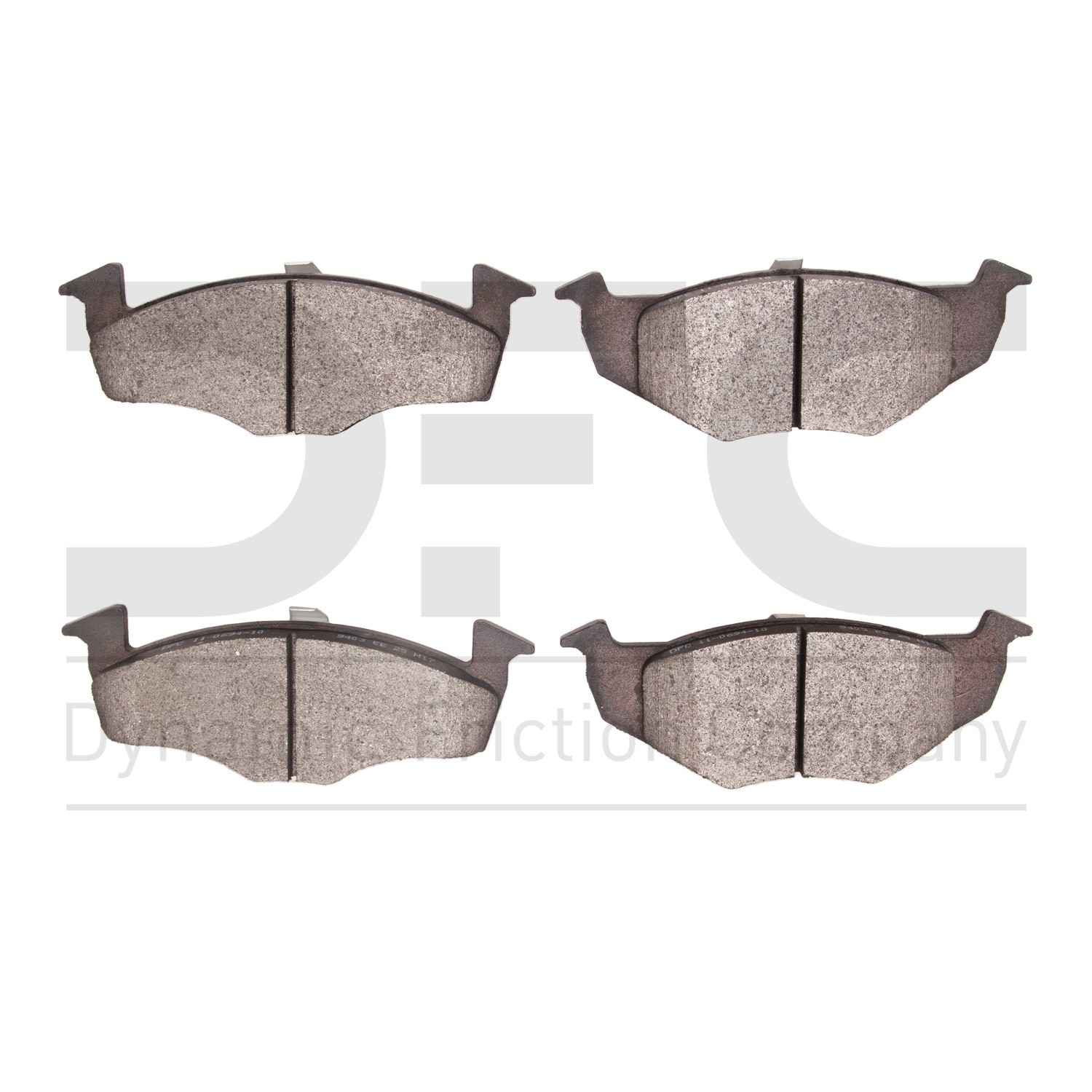 Dynamic Friction Company Disc Brake Pad Set  top view frsport 1310-0694-10