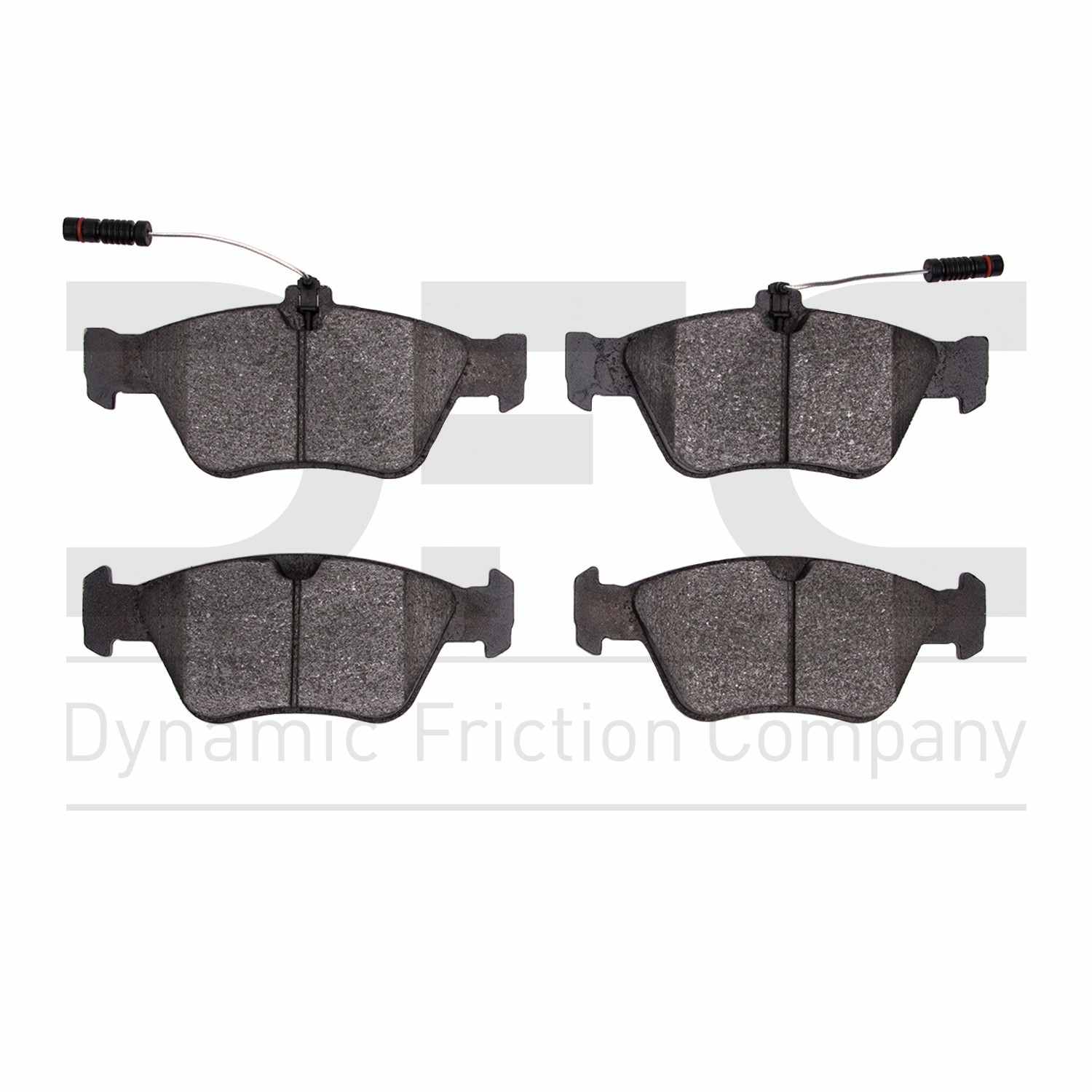 Dynamic Friction Company Disc Brake Pad Set  top view frsport 1310-0710-00