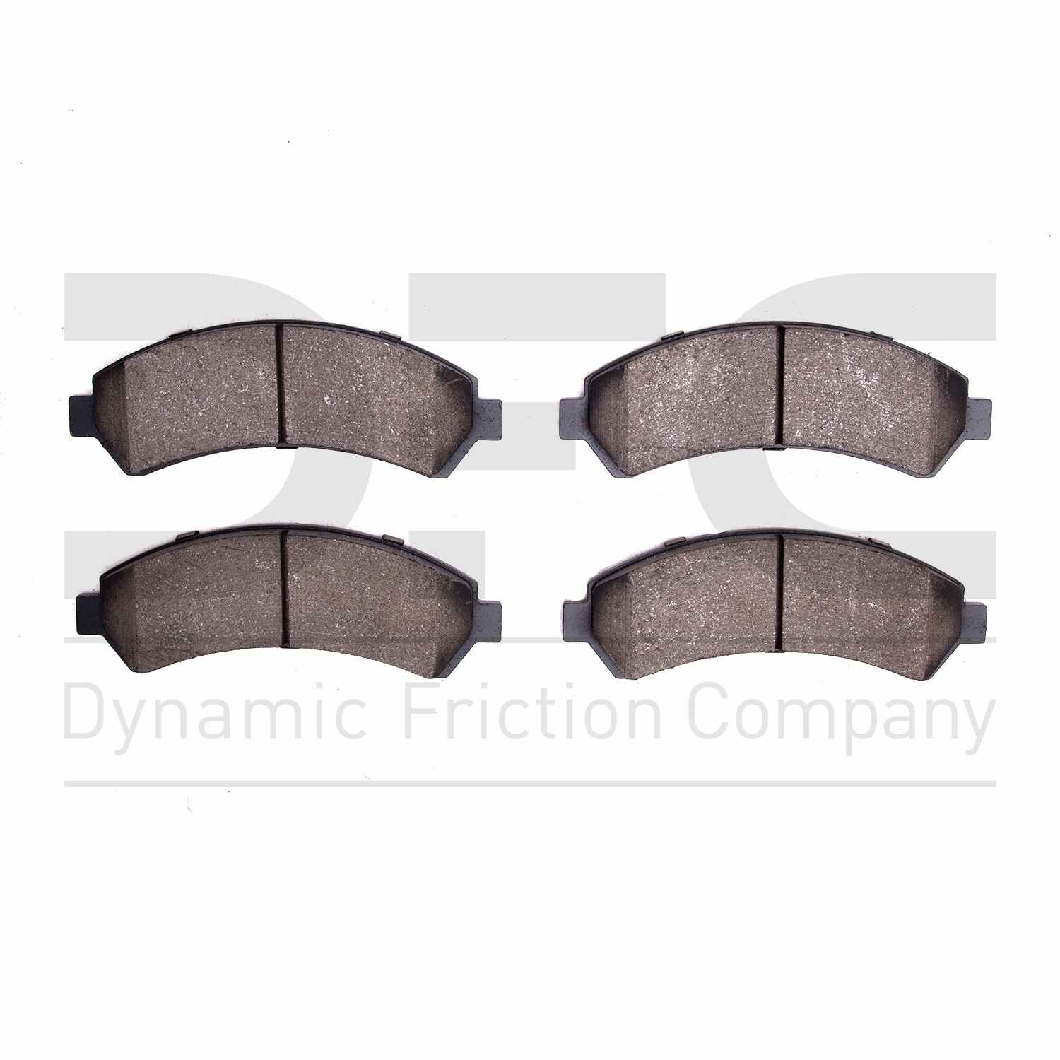 Dynamic Friction Company Disc Brake Pad Set  top view frsport 1310-0726-00