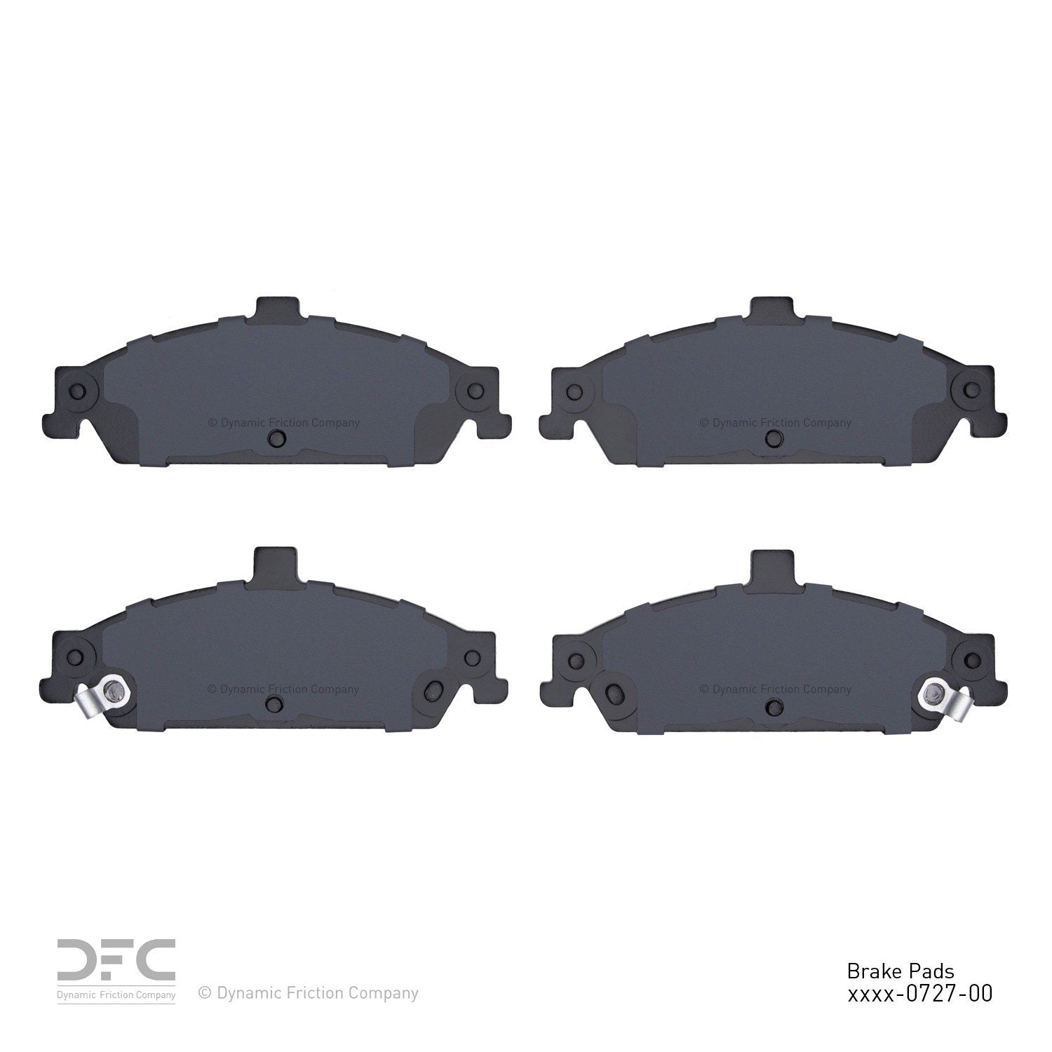 dynamic friction company disc brake pad set  frsport 1310-0727-00