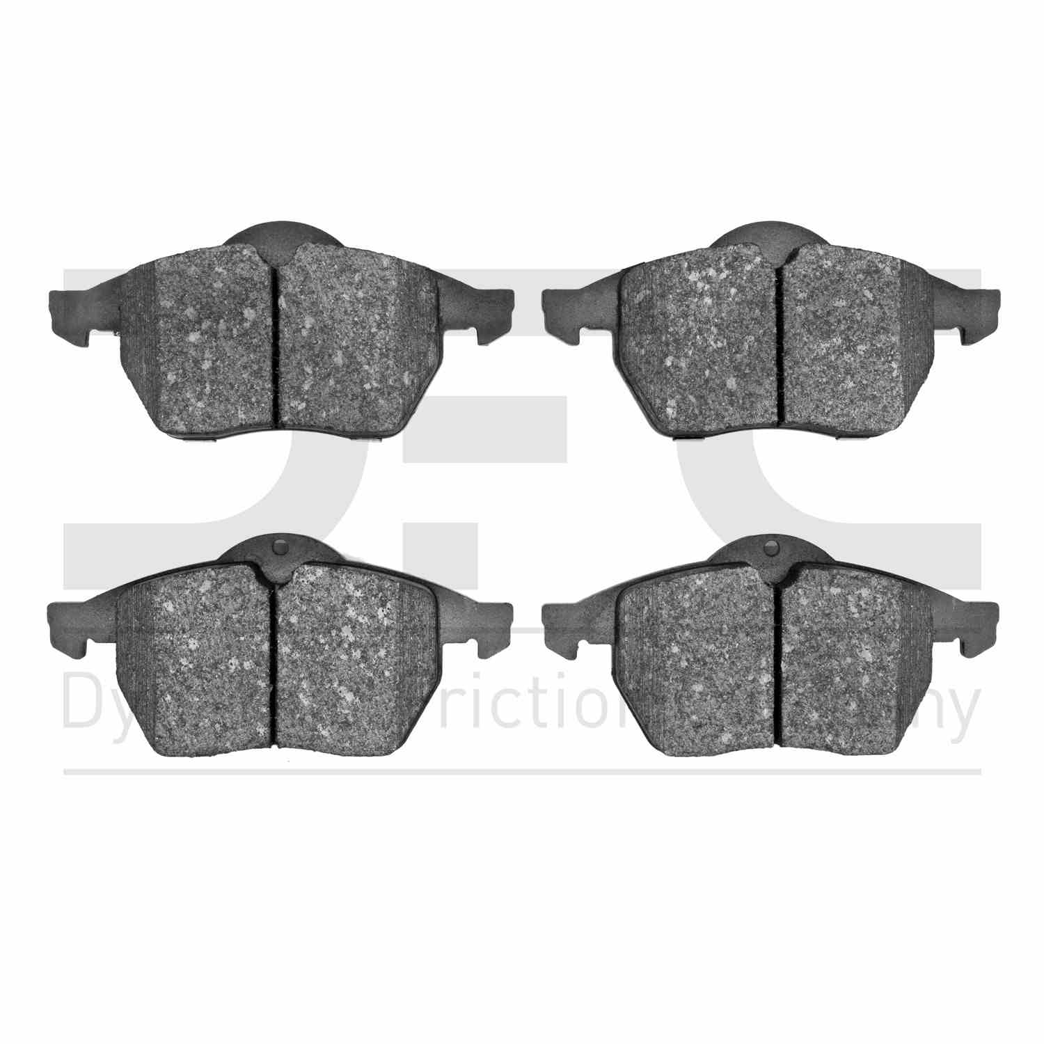 Dynamic Friction Company Disc Brake Pad Set  top view frsport 1310-0736-00