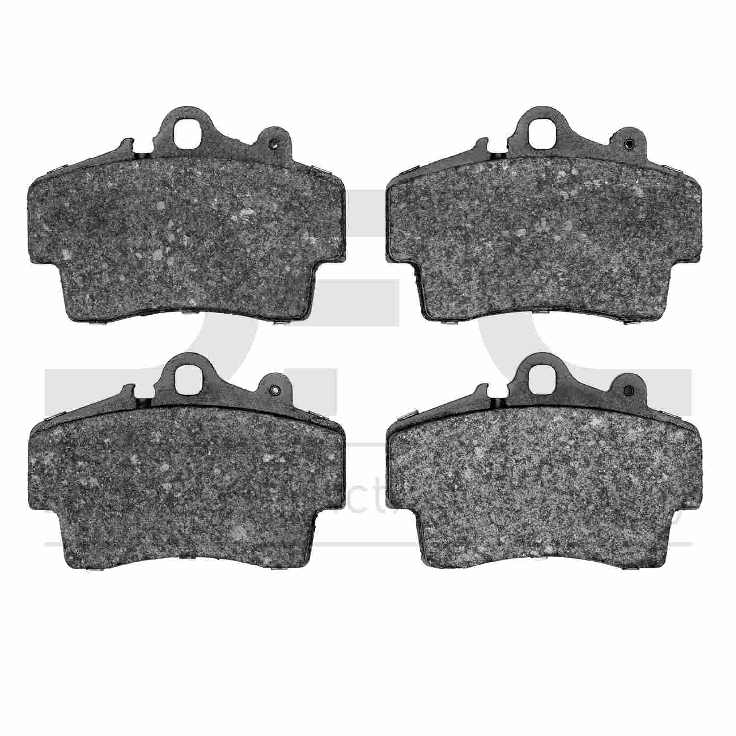 Dynamic Friction Company Disc Brake Pad Set  top view frsport 1310-0737-00