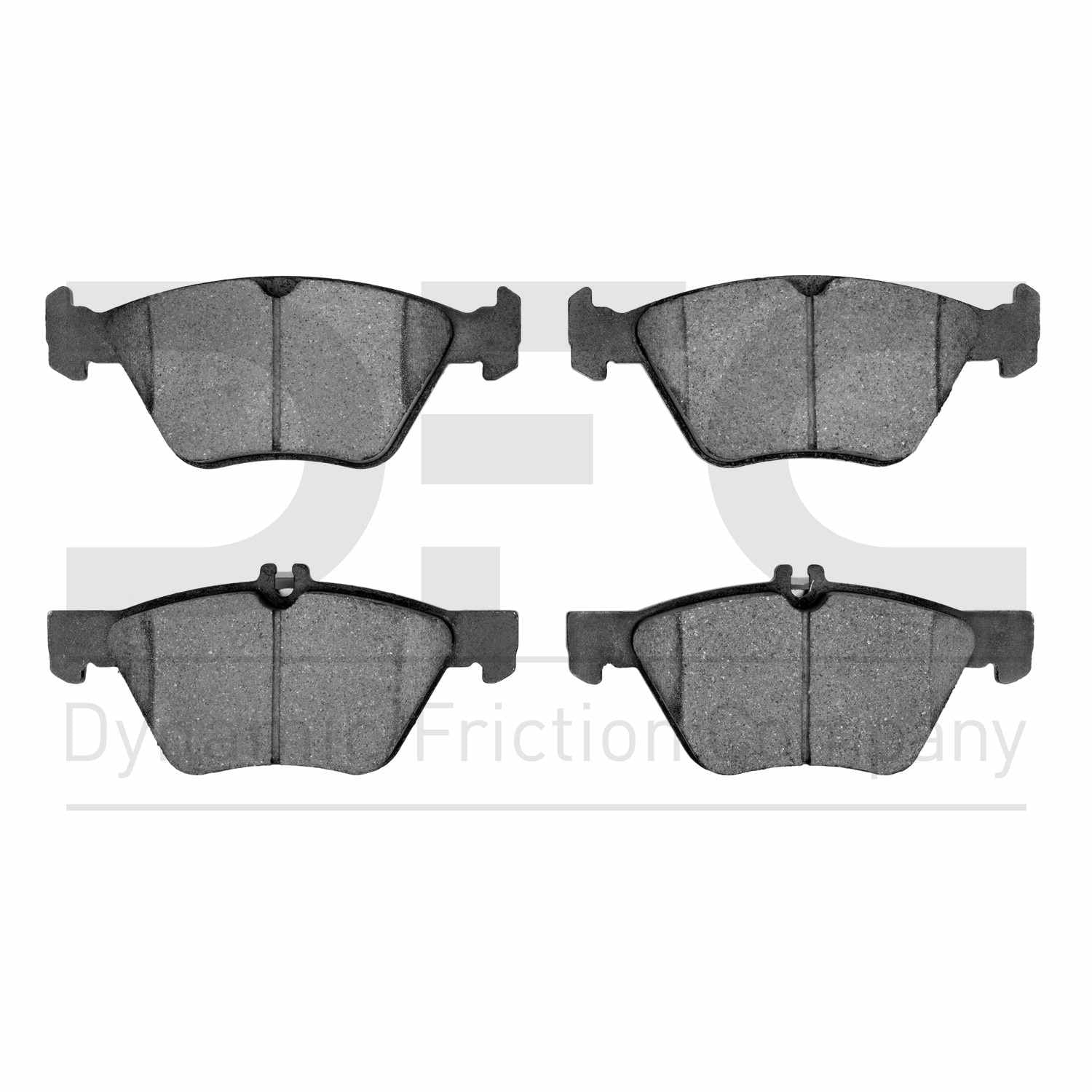 Dynamic Friction Company Disc Brake Pad Set  top view frsport 1310-0740-00