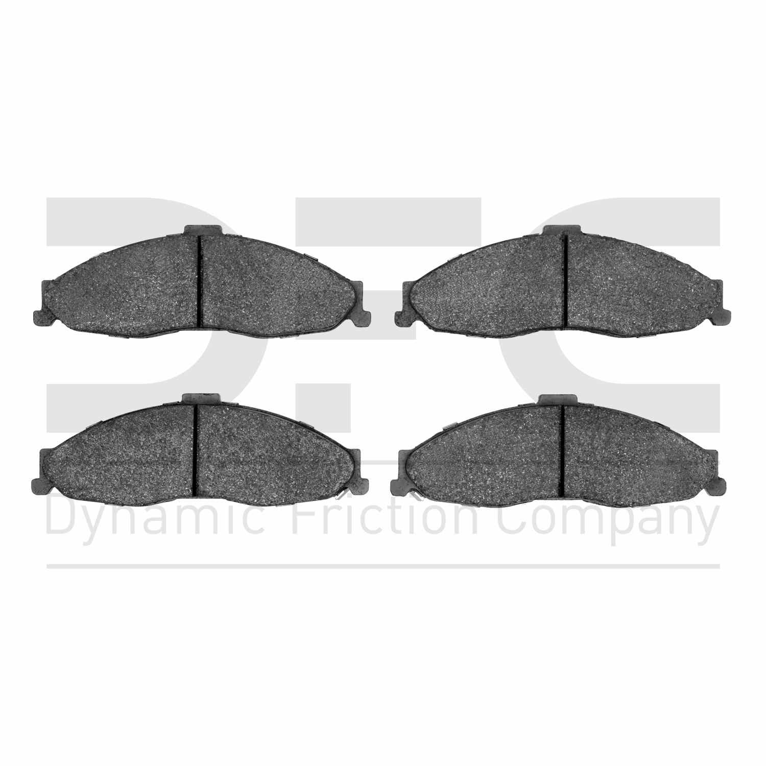 Dynamic Friction Company Disc Brake Pad Set  top view frsport 1310-0749-00