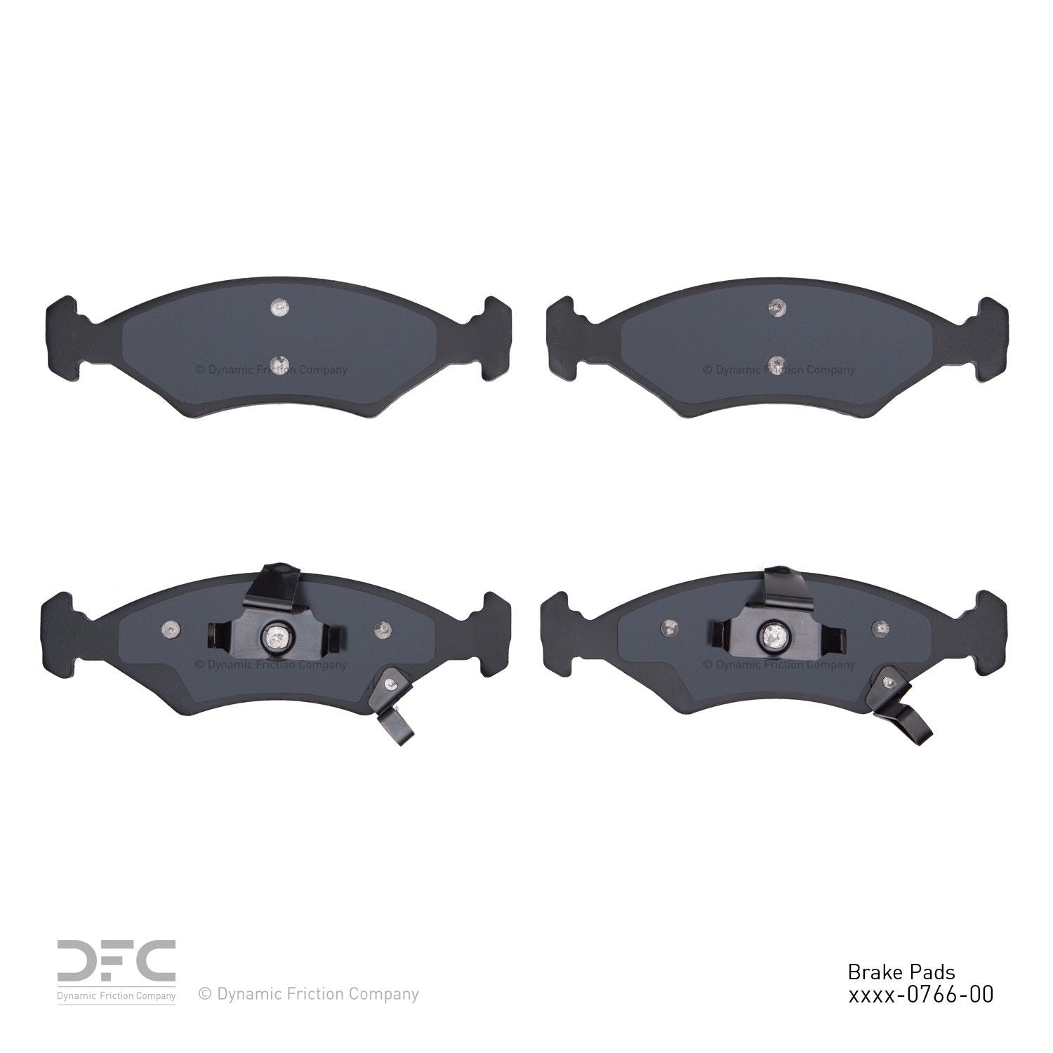 dynamic friction company disc brake pad set  frsport 1310-0766-00